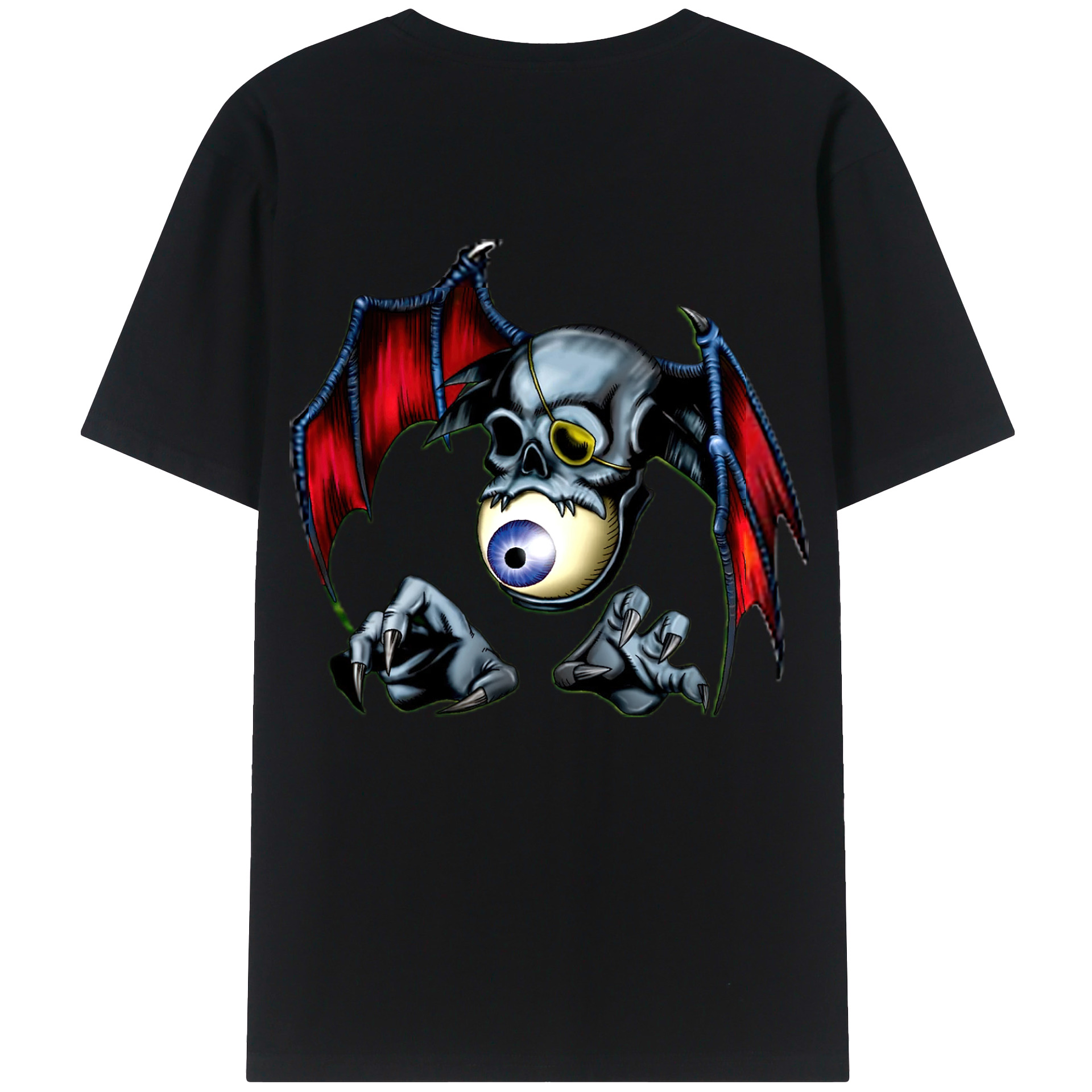 （画像用） 遊☆戯☆王 Yu-Gi-Oh! 綿100％半袖Tシャツ（背面プリント）