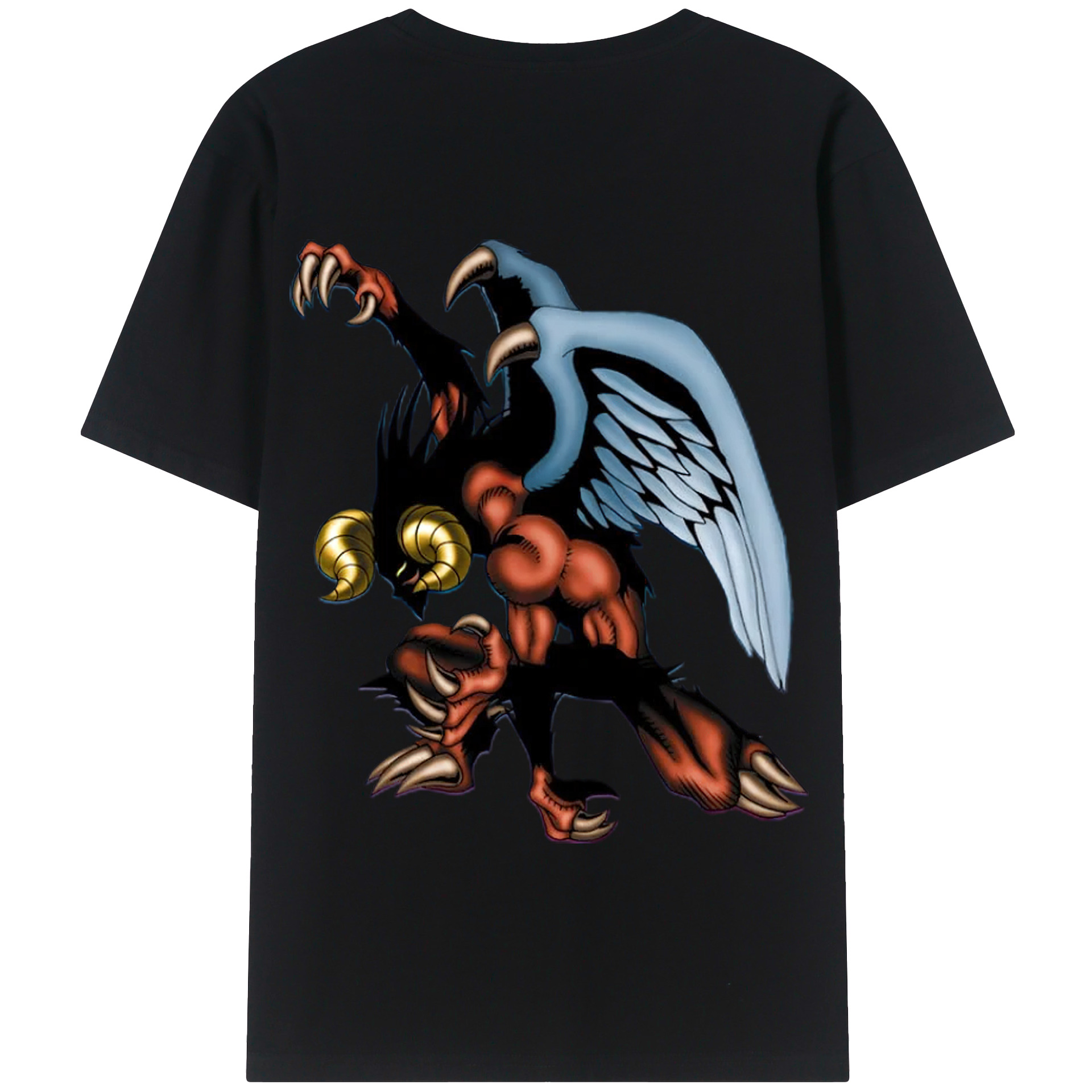 （画像用） 遊☆戯☆王 Yu-Gi-Oh! 綿100％半袖Tシャツ（背面プリント）