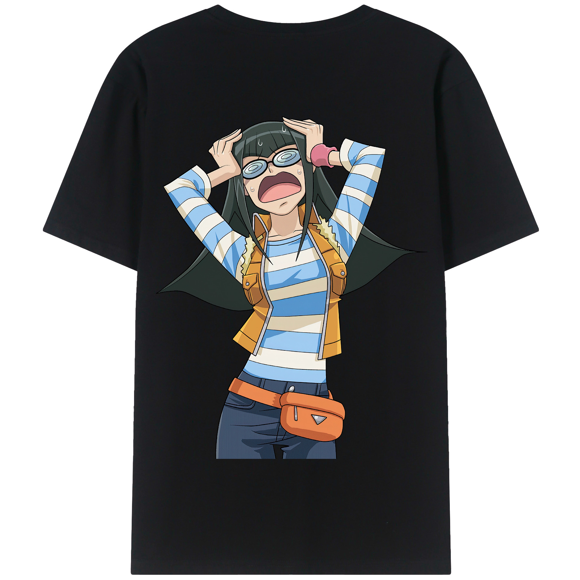 （画像用） 遊☆戯☆王 Yu-Gi-Oh! 綿100％半袖Tシャツ（背面プリント）