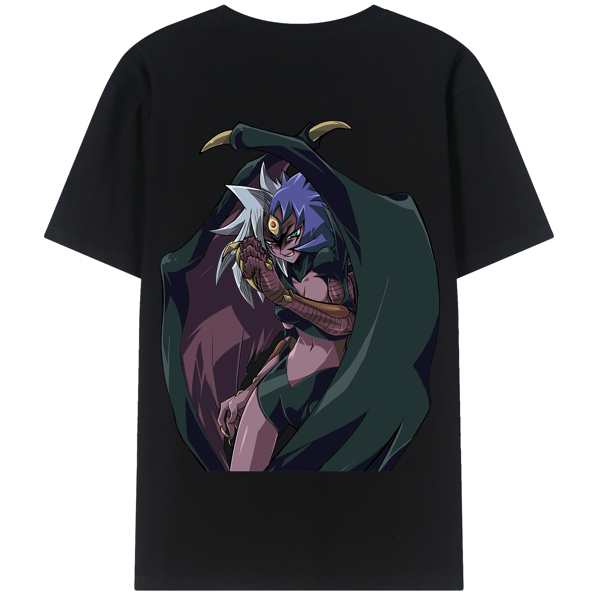 （画像用） 遊☆戯☆王 Yu-Gi-Oh! 綿100％半袖Tシャツ（背面プリント）