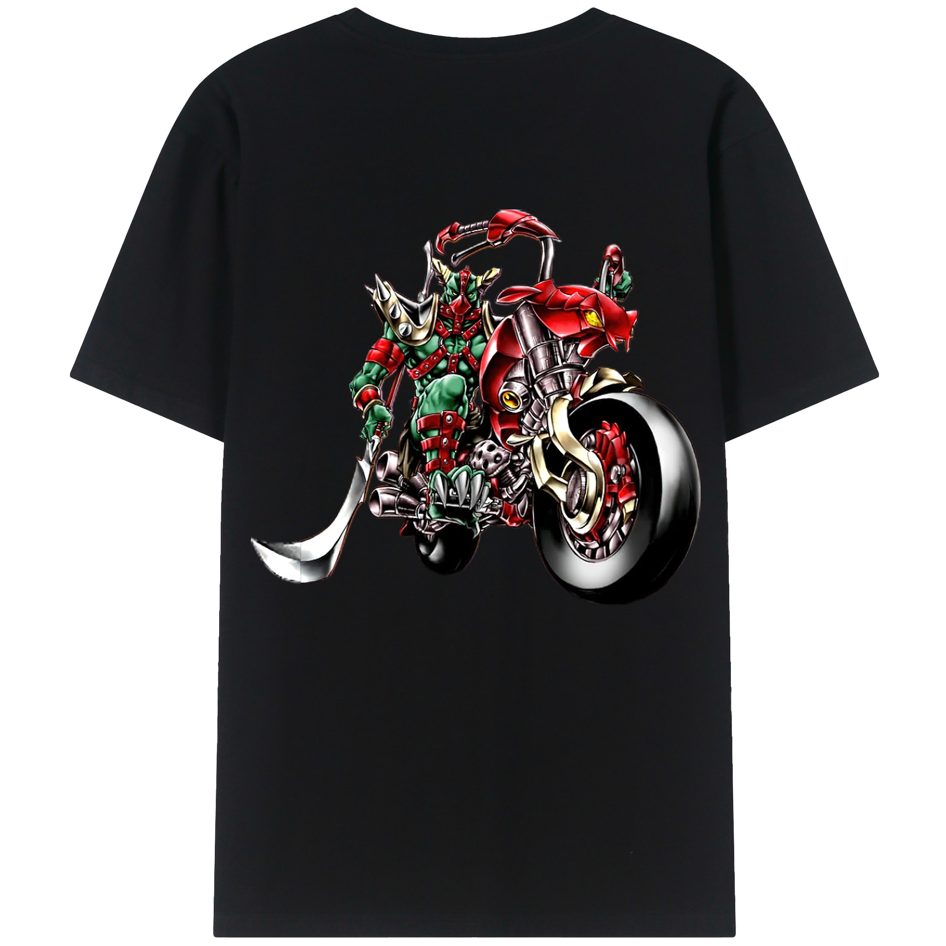 （画像用） 遊☆戯☆王 Yu-Gi-Oh! 綿100％半袖Tシャツ（背面プリント）