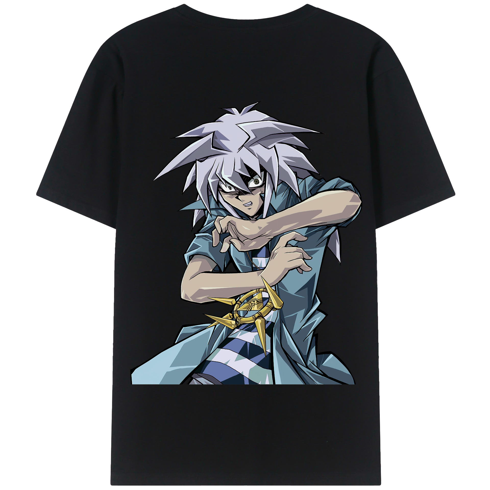 （画像用） 遊☆戯☆王 Yu-Gi-Oh! 綿100％半袖Tシャツ（背面プリント）