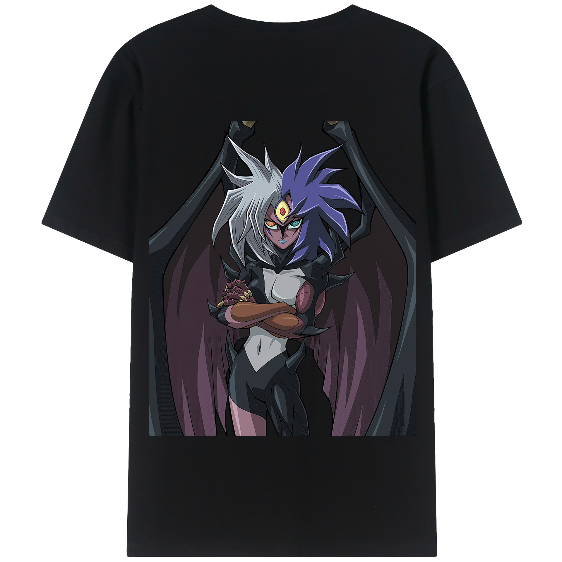 （画像用） 遊☆戯☆王 Yu-Gi-Oh! 綿100％半袖Tシャツ（背面プリント）
