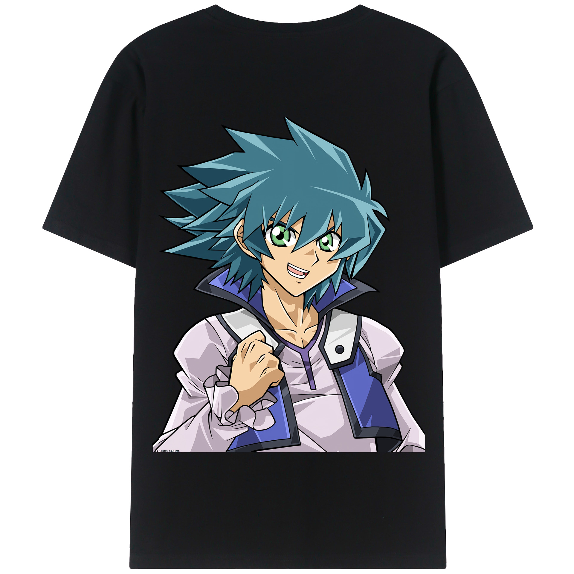 （画像用） 遊☆戯☆王 Yu-Gi-Oh! 綿100％半袖Tシャツ（背面プリント）