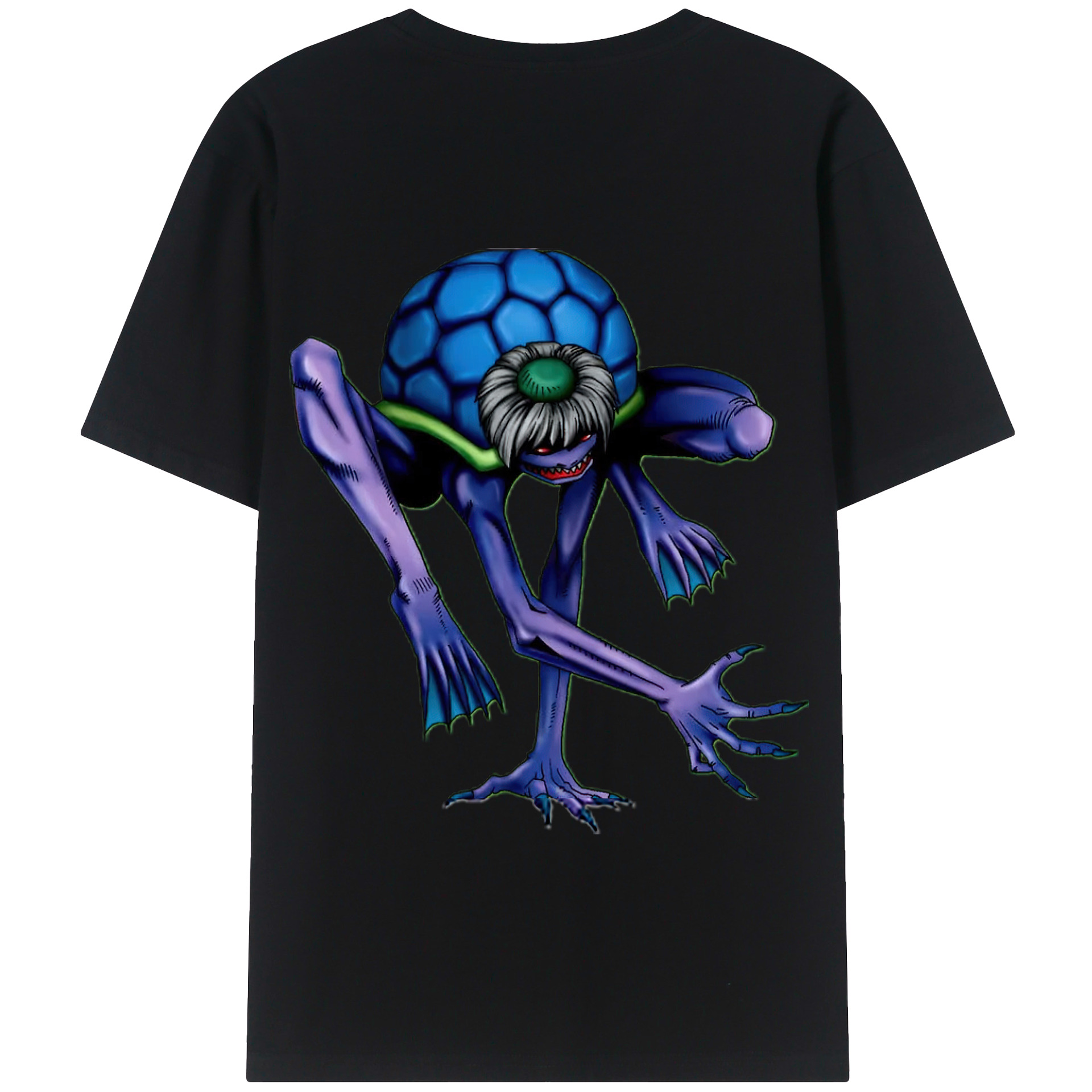 （画像用） 遊☆戯☆王 Yu-Gi-Oh! 綿100％半袖Tシャツ（背面プリント）