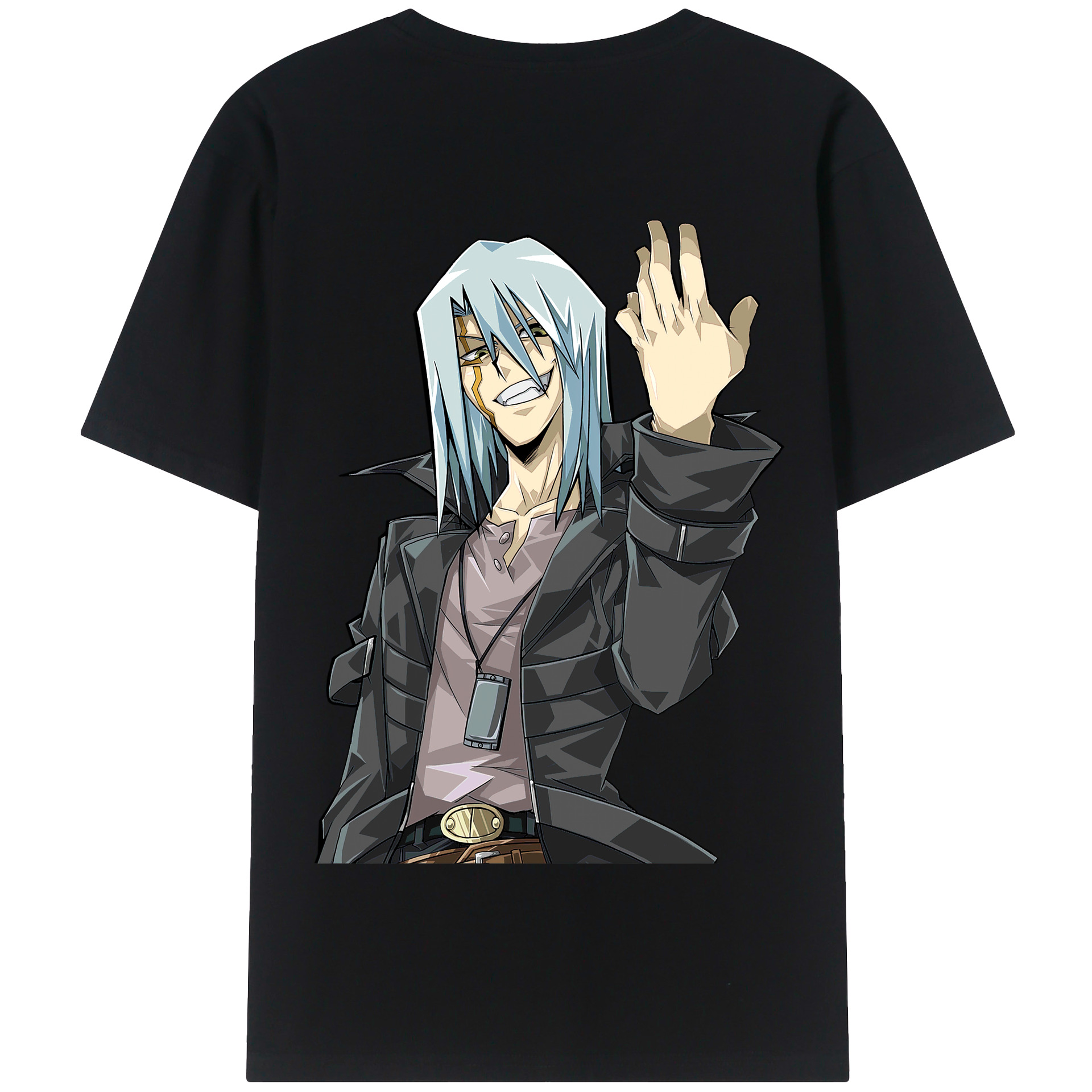 （画像用） 遊☆戯☆王 Yu-Gi-Oh! 綿100％半袖Tシャツ（背面プリント）