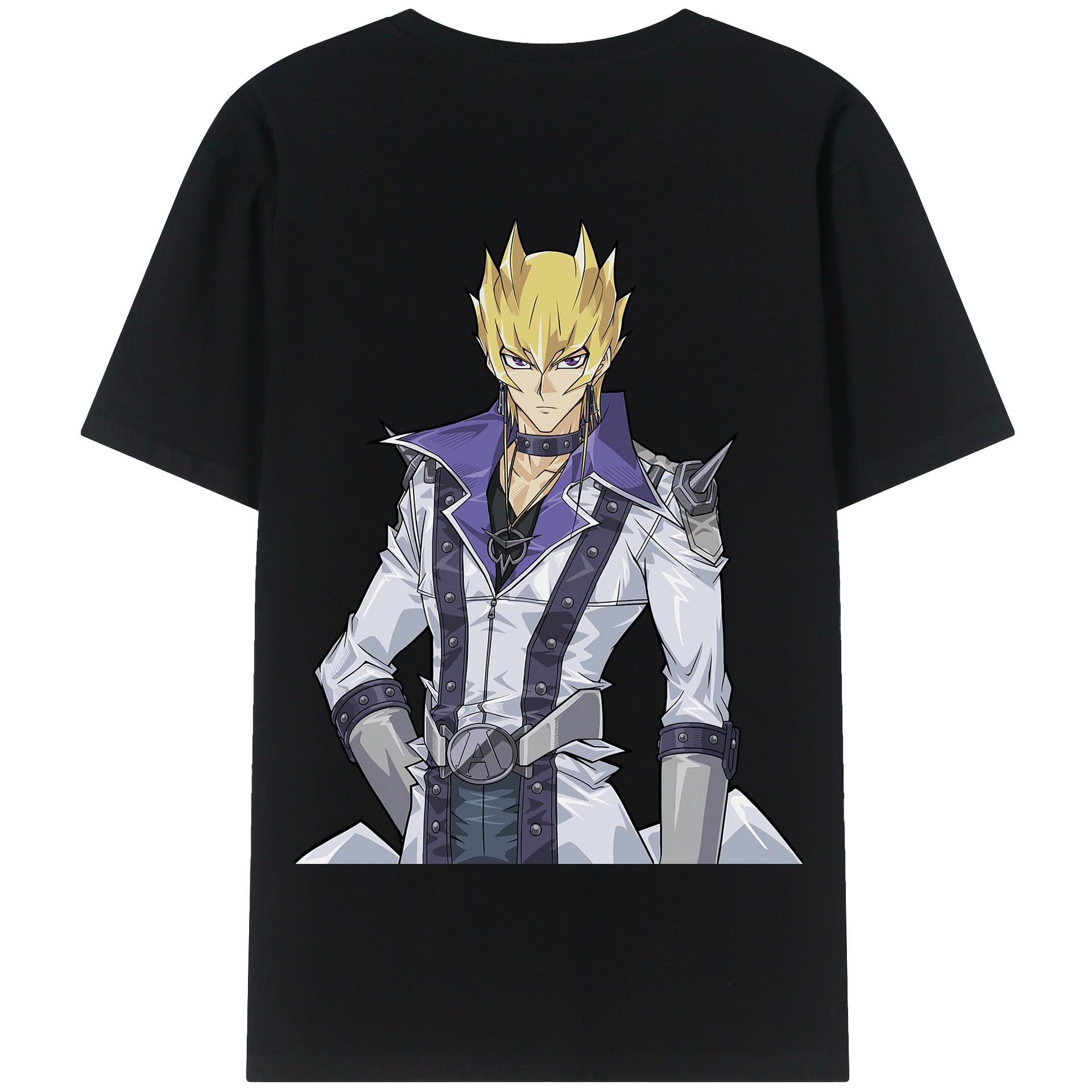 （画像用） 遊☆戯☆王 Yu-Gi-Oh! 綿100％半袖Tシャツ（背面プリント）