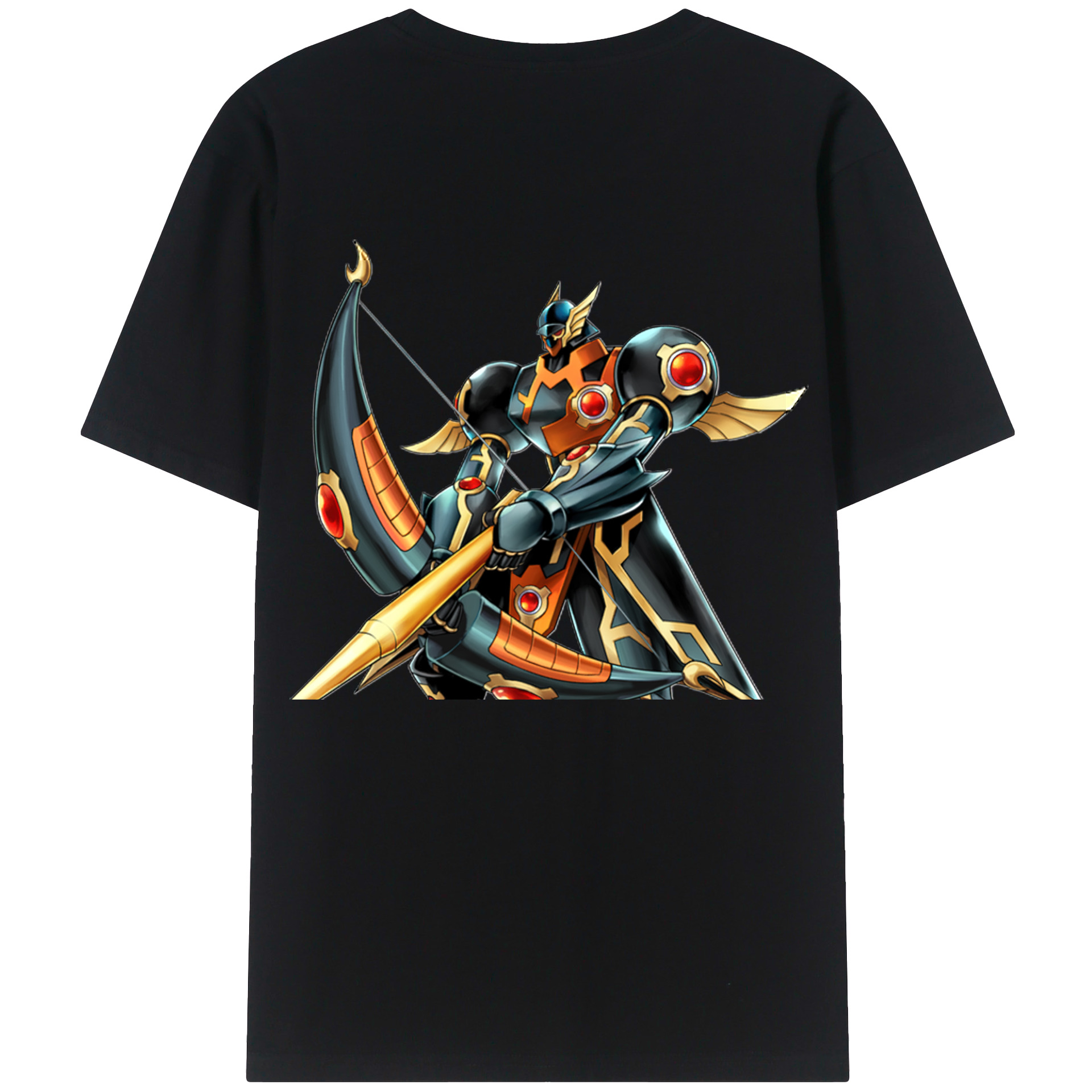 （画像用） 遊☆戯☆王 Yu-Gi-Oh! 綿100％半袖Tシャツ（背面プリント）