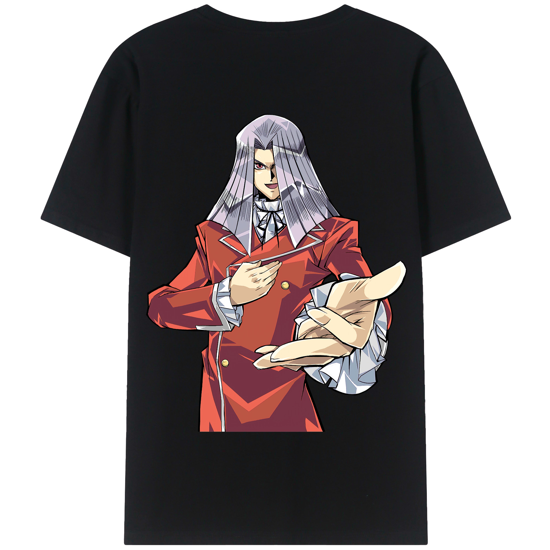 （画像用） 遊☆戯☆王 Yu-Gi-Oh! 綿100％半袖Tシャツ（背面プリント）