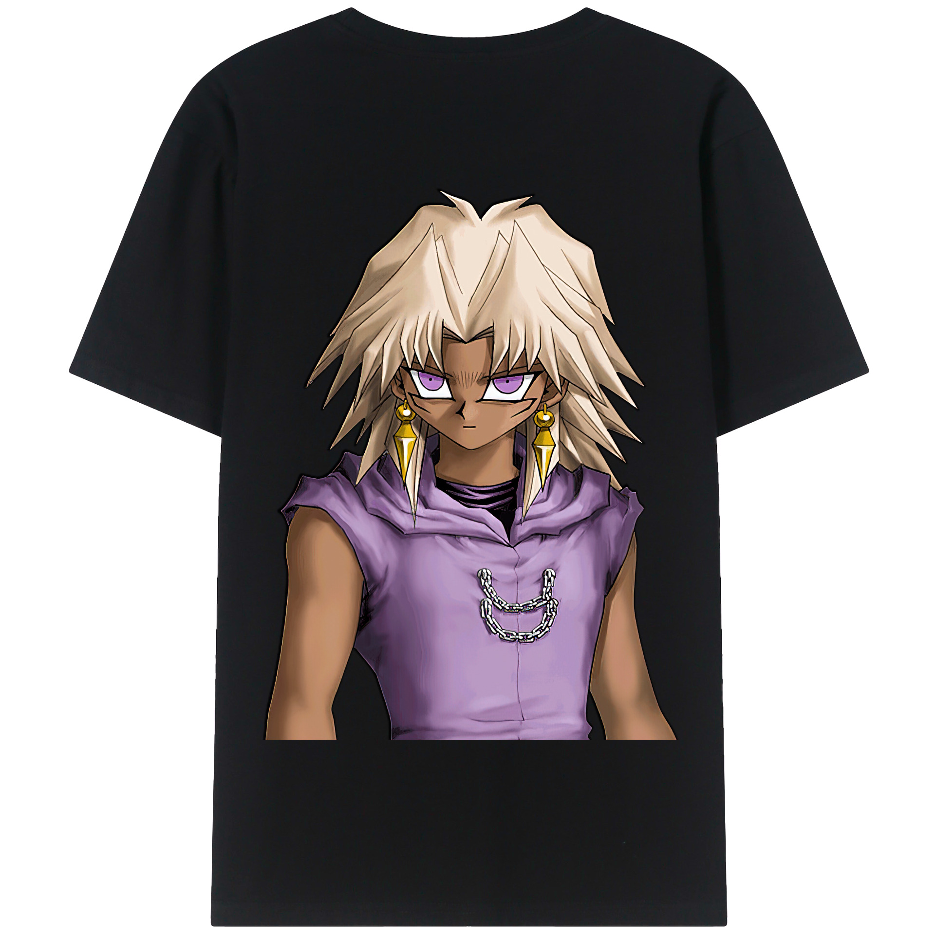 （画像用） 遊☆戯☆王 Yu-Gi-Oh! 綿100％半袖Tシャツ（背面プリント）