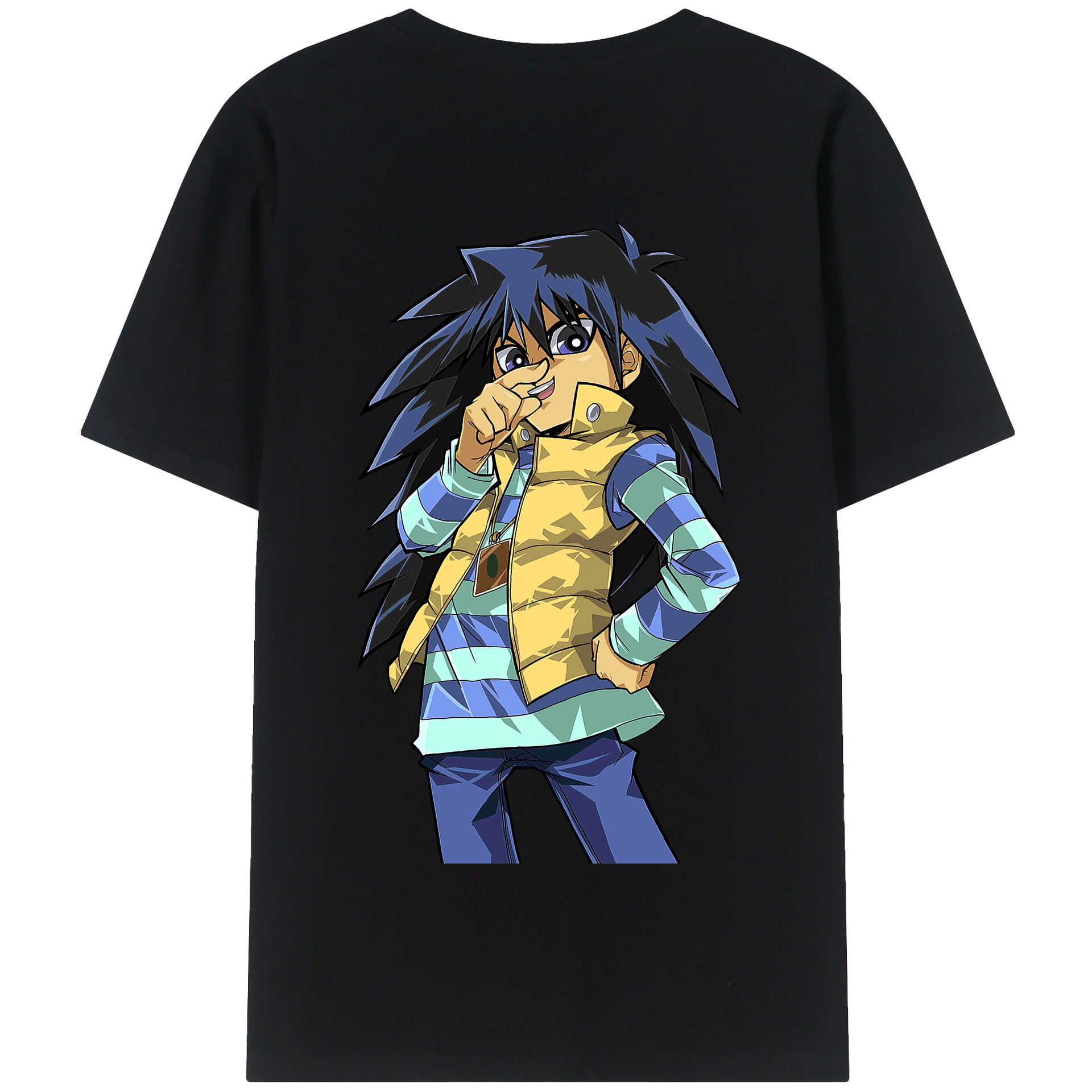 遊☆戯☆王 Yu-Gi-Oh! 綿100％半袖Tシャツ（背面プリント）