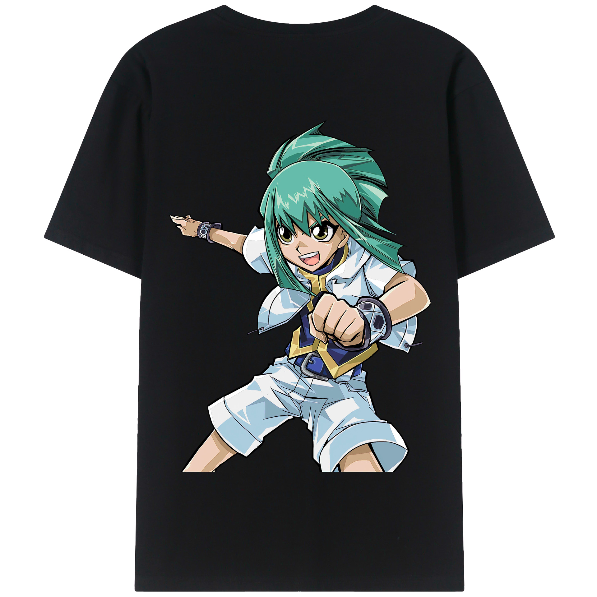 （画像用） 遊☆戯☆王 Yu-Gi-Oh! 綿100％半袖Tシャツ（背面プリント）