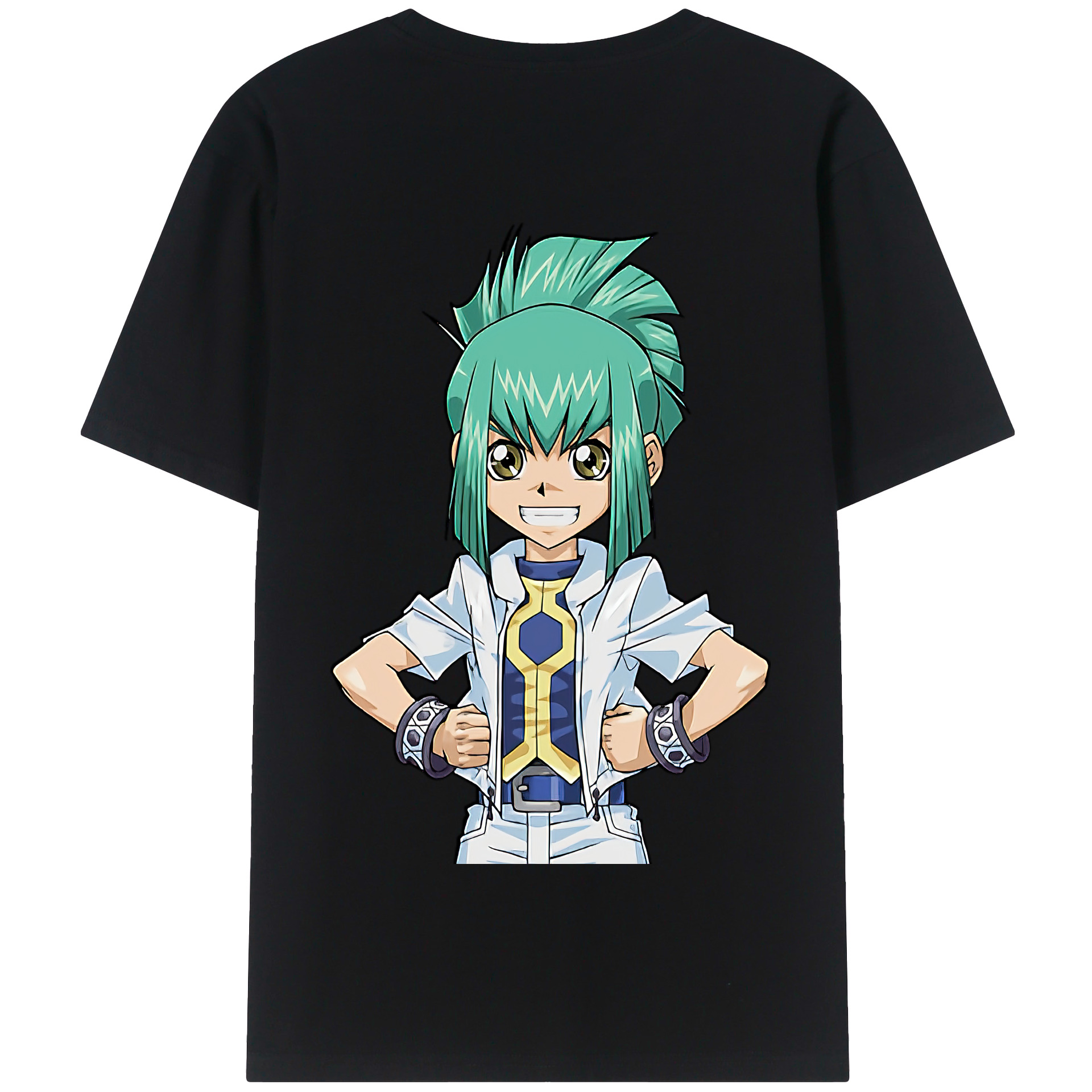（画像用） 遊☆戯☆王 Yu-Gi-Oh! 綿100％半袖Tシャツ（背面プリント）