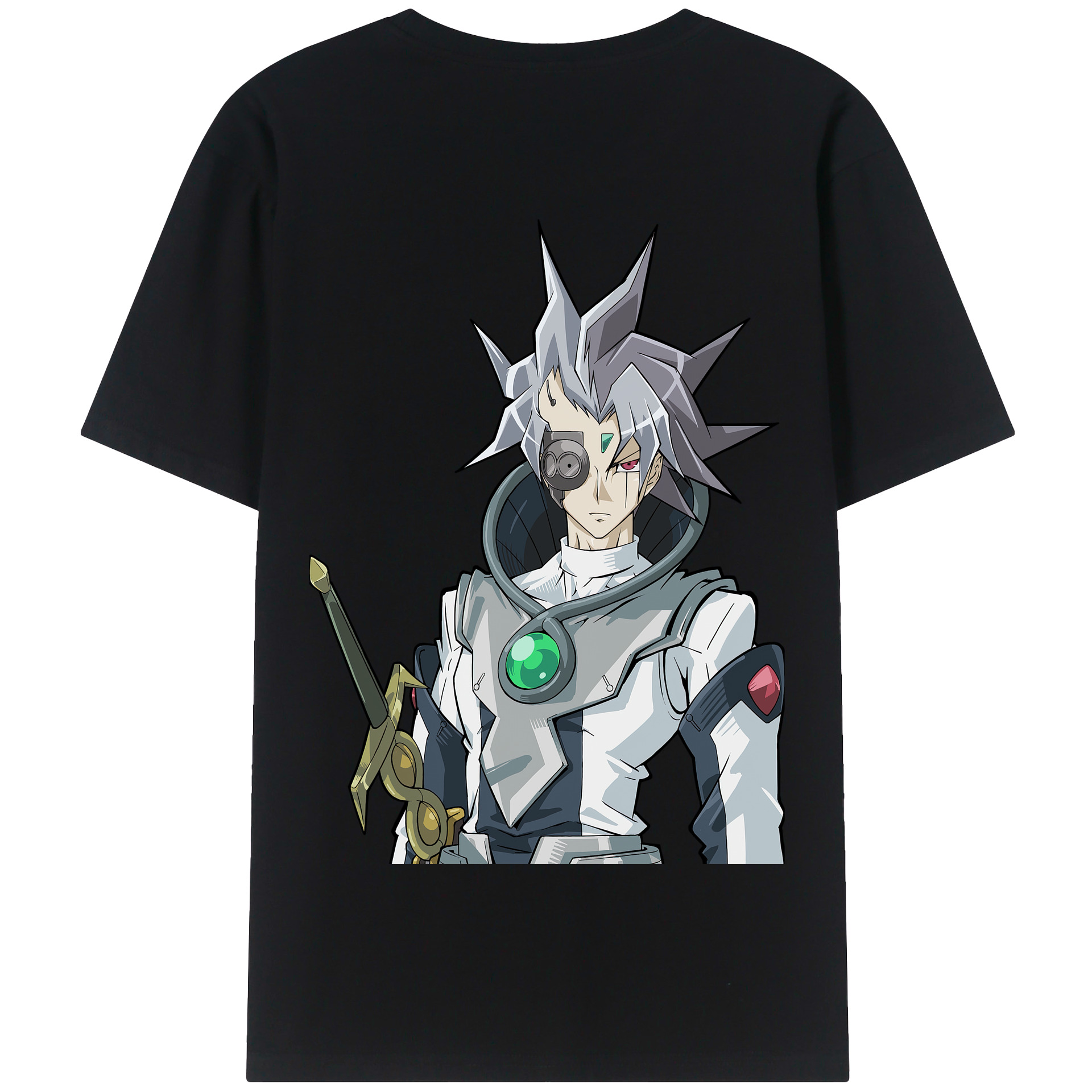 （画像用） 遊☆戯☆王 Yu-Gi-Oh! 綿100％半袖Tシャツ（背面プリント）