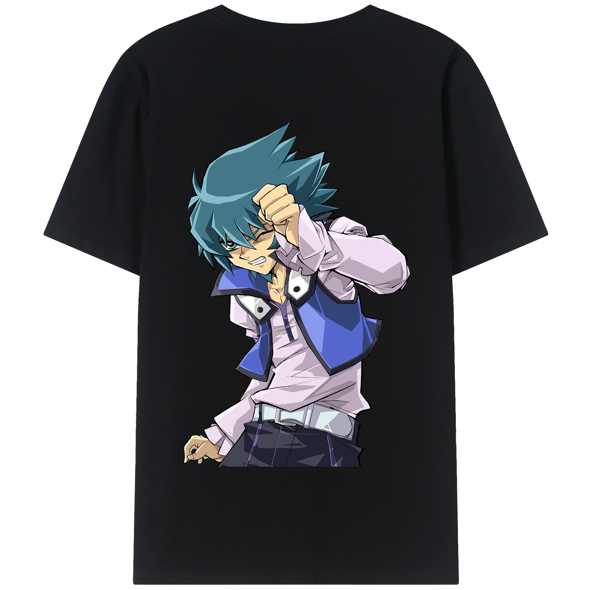 （画像用） 遊☆戯☆王 Yu-Gi-Oh! 綿100％半袖Tシャツ（背面プリント）