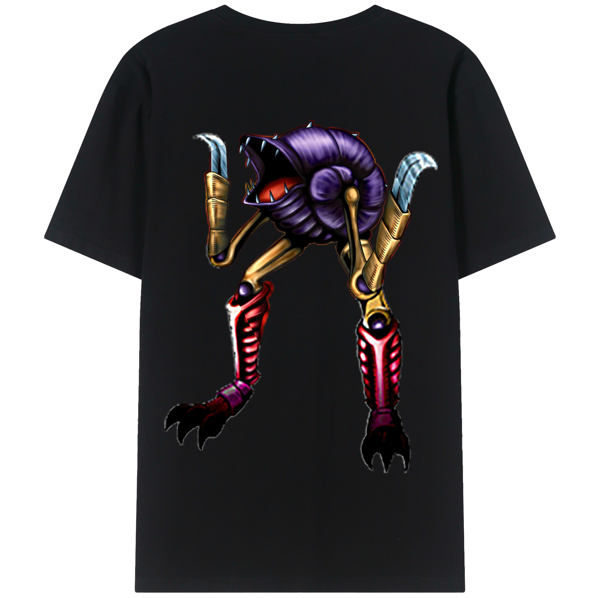 （画像用） 遊☆戯☆王 Yu-Gi-Oh! 綿100％半袖Tシャツ（背面プリント）