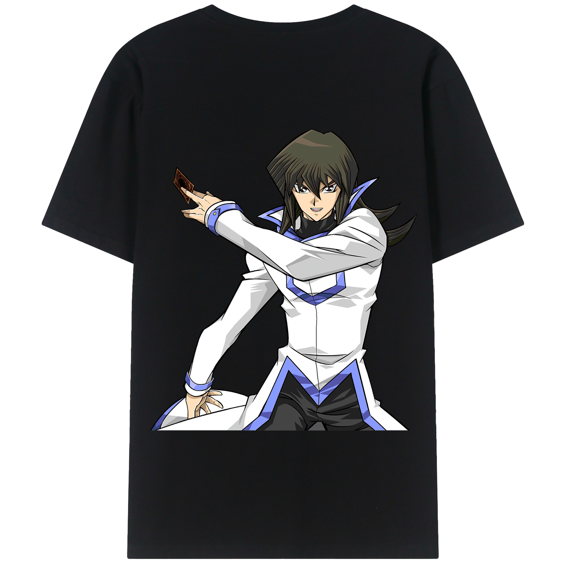 （画像用） 遊☆戯☆王 Yu-Gi-Oh! 綿100％半袖Tシャツ（背面プリント）