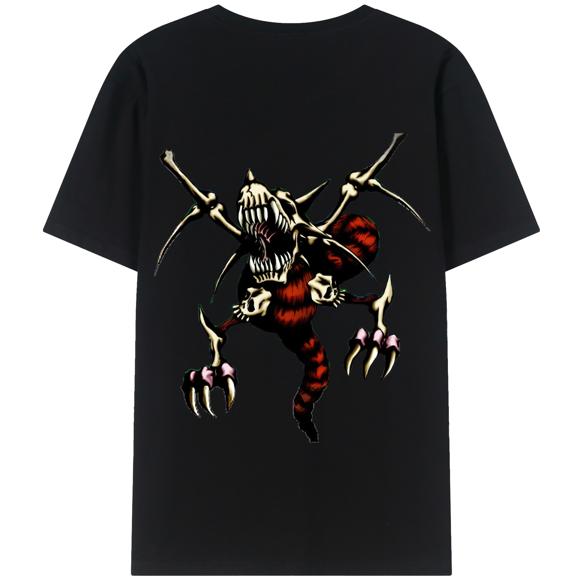 （画像用） 遊☆戯☆王 Yu-Gi-Oh! 綿100％半袖Tシャツ（背面プリント）