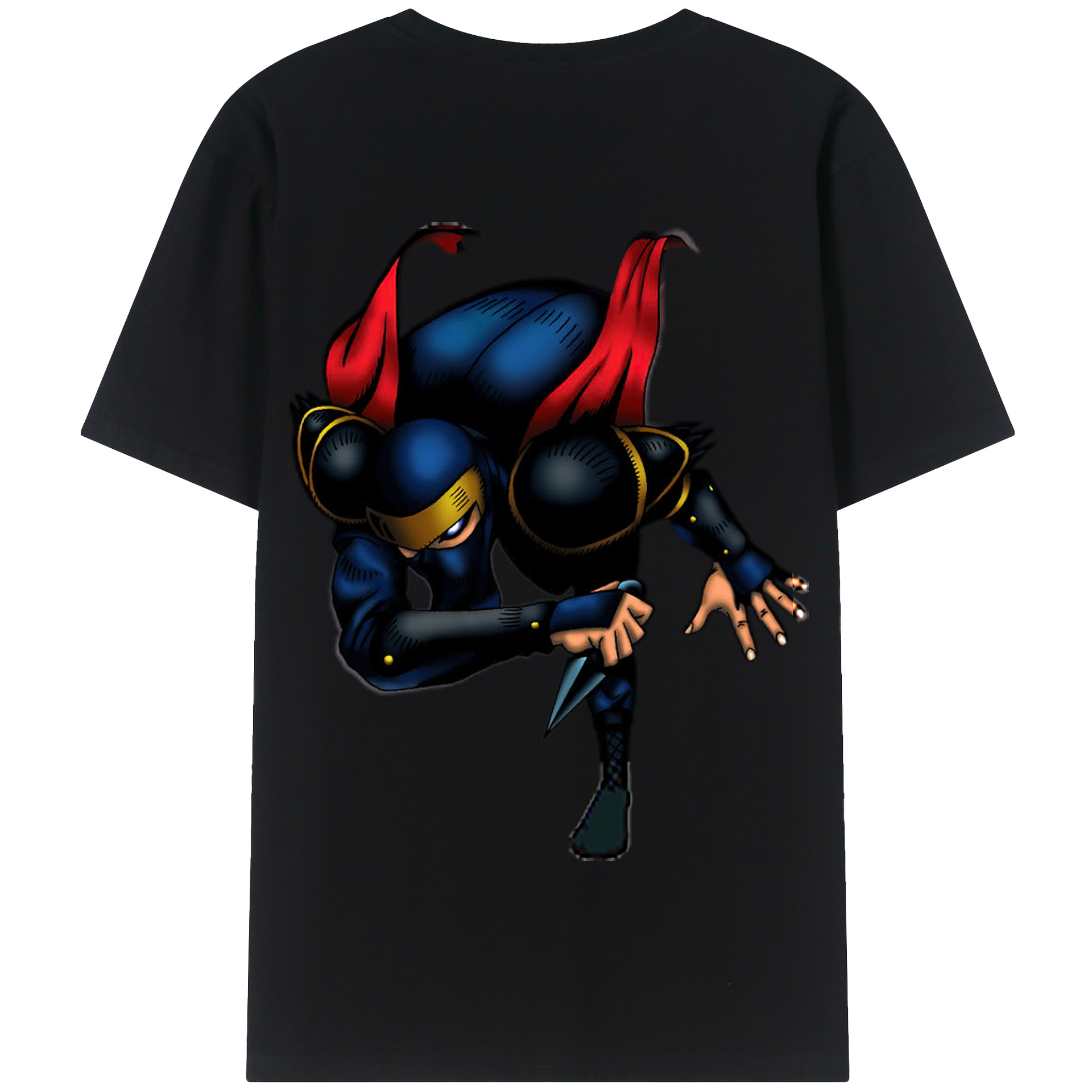 （画像用） 遊☆戯☆王 Yu-Gi-Oh! 綿100％半袖Tシャツ（背面プリント）