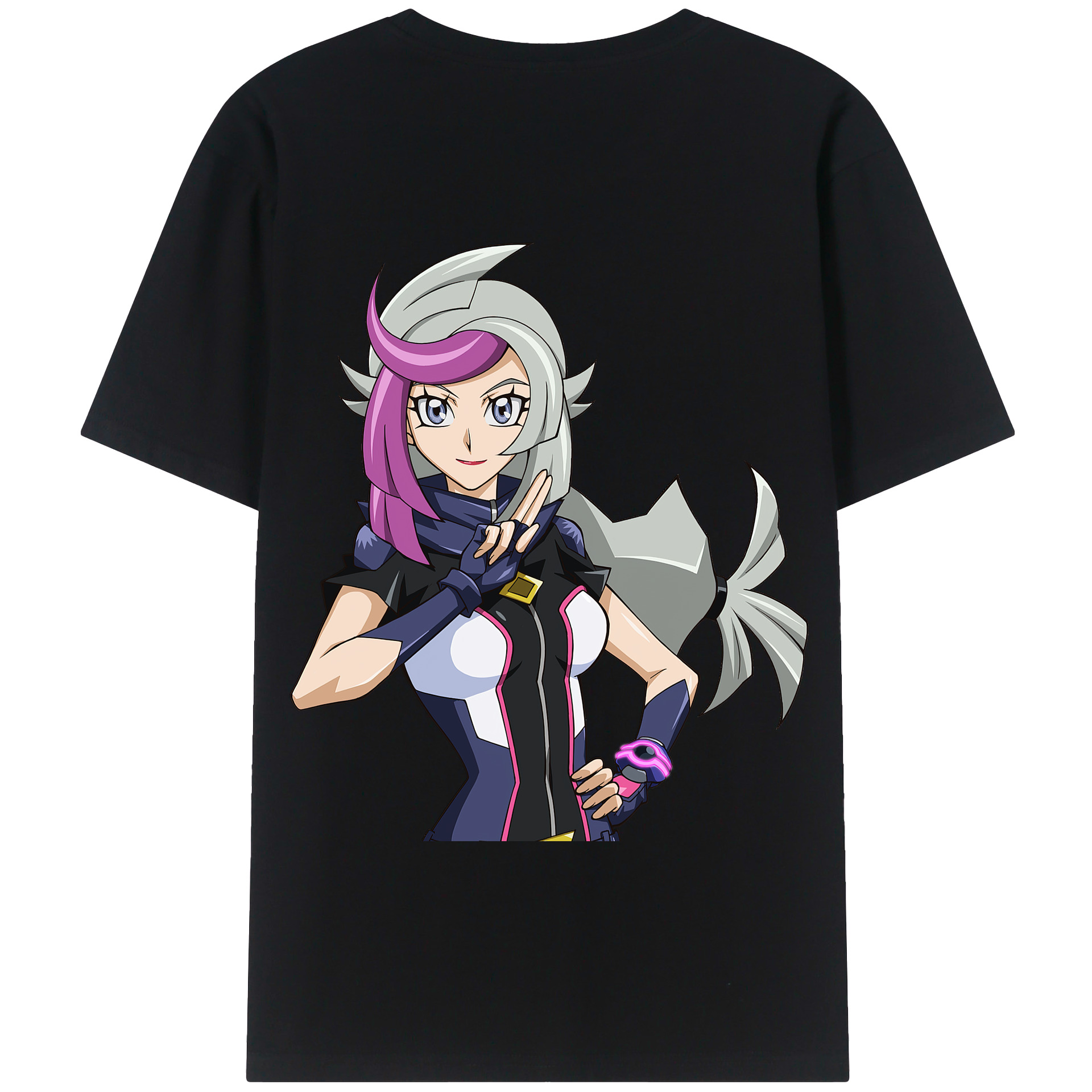 （画像用） 遊☆戯☆王 Yu-Gi-Oh! 綿100％半袖Tシャツ（背面プリント）