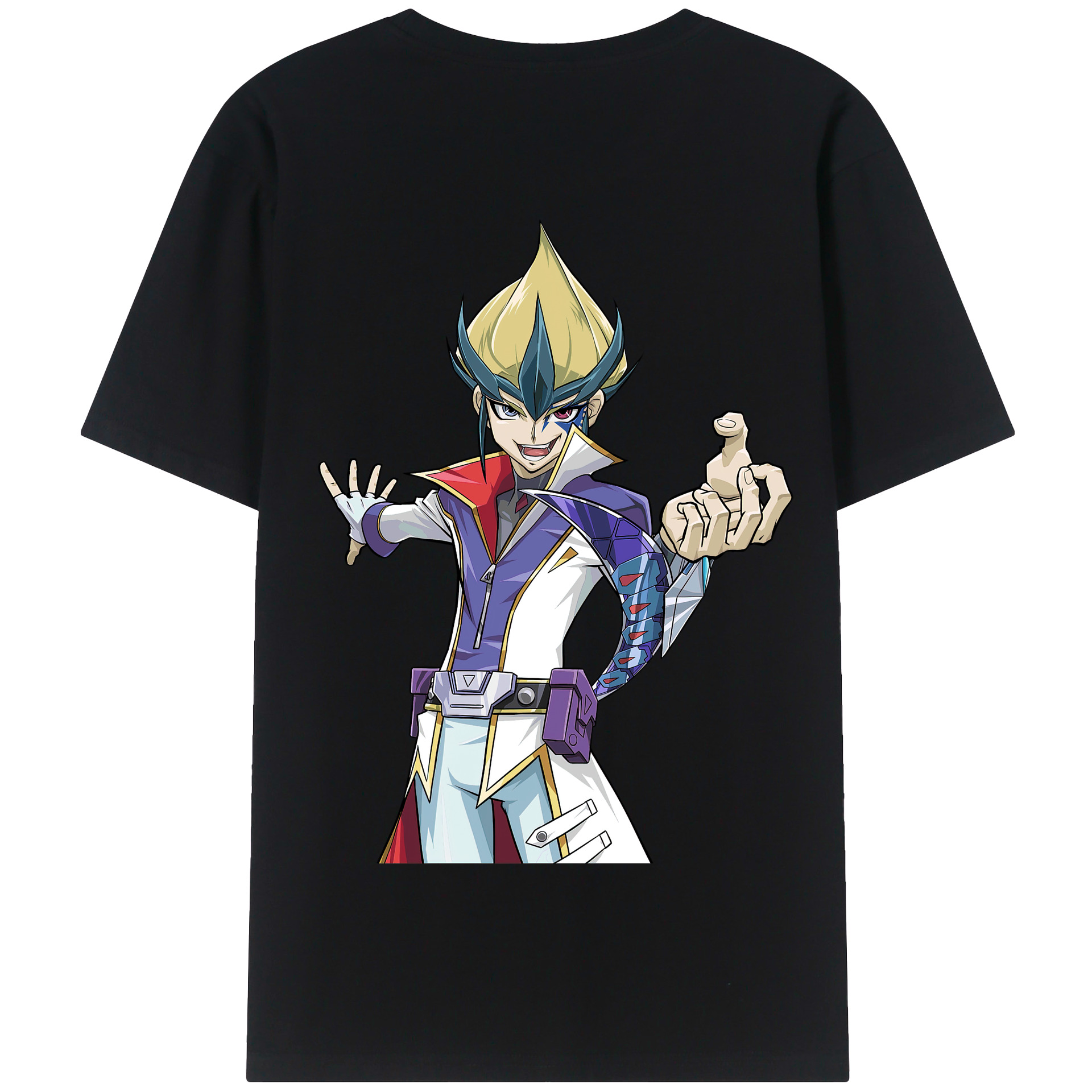 （画像用） 遊☆戯☆王 Yu-Gi-Oh! 綿100％半袖Tシャツ（背面プリント）