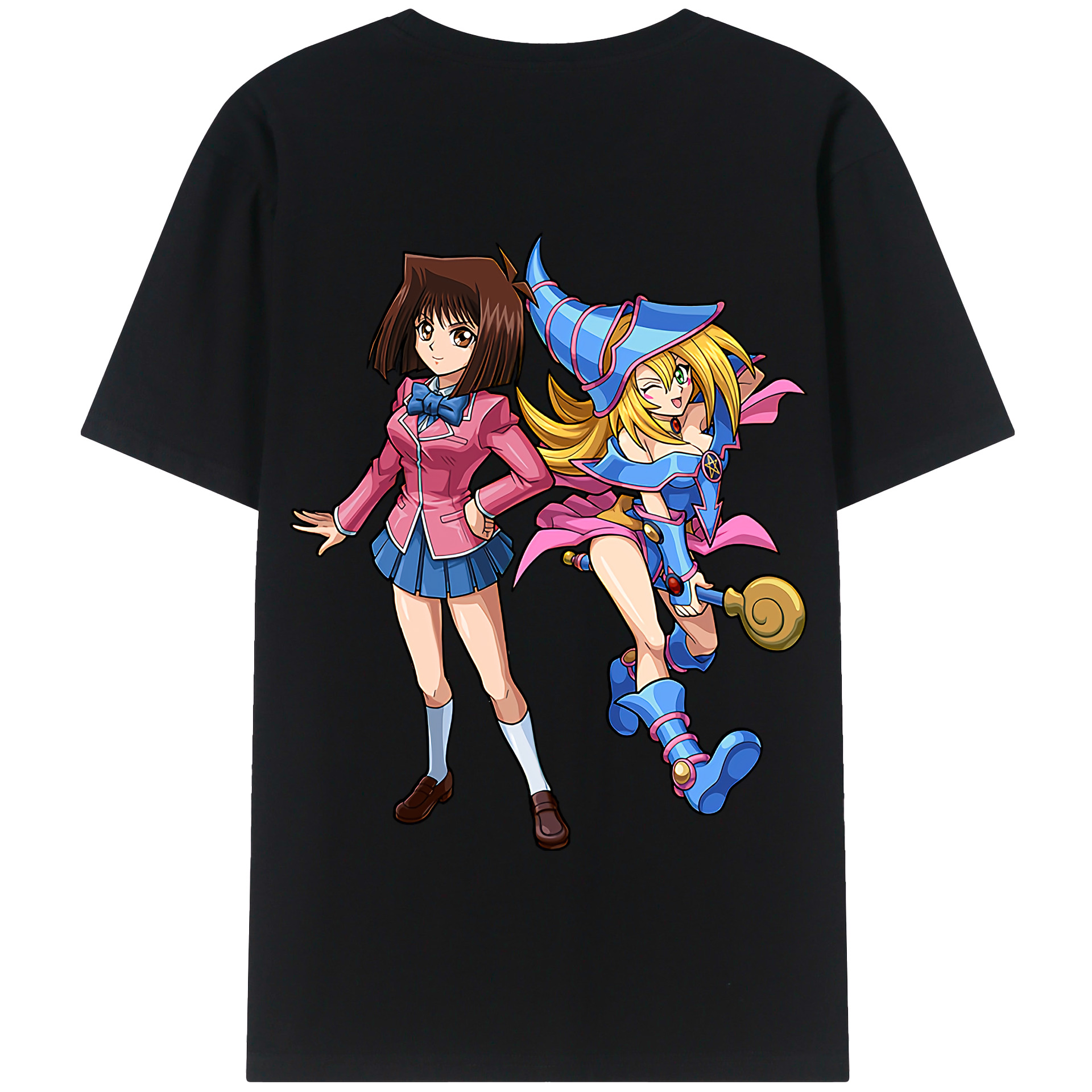 （画像用） 遊☆戯☆王 Yu-Gi-Oh! 綿100％半袖Tシャツ（背面プリント）