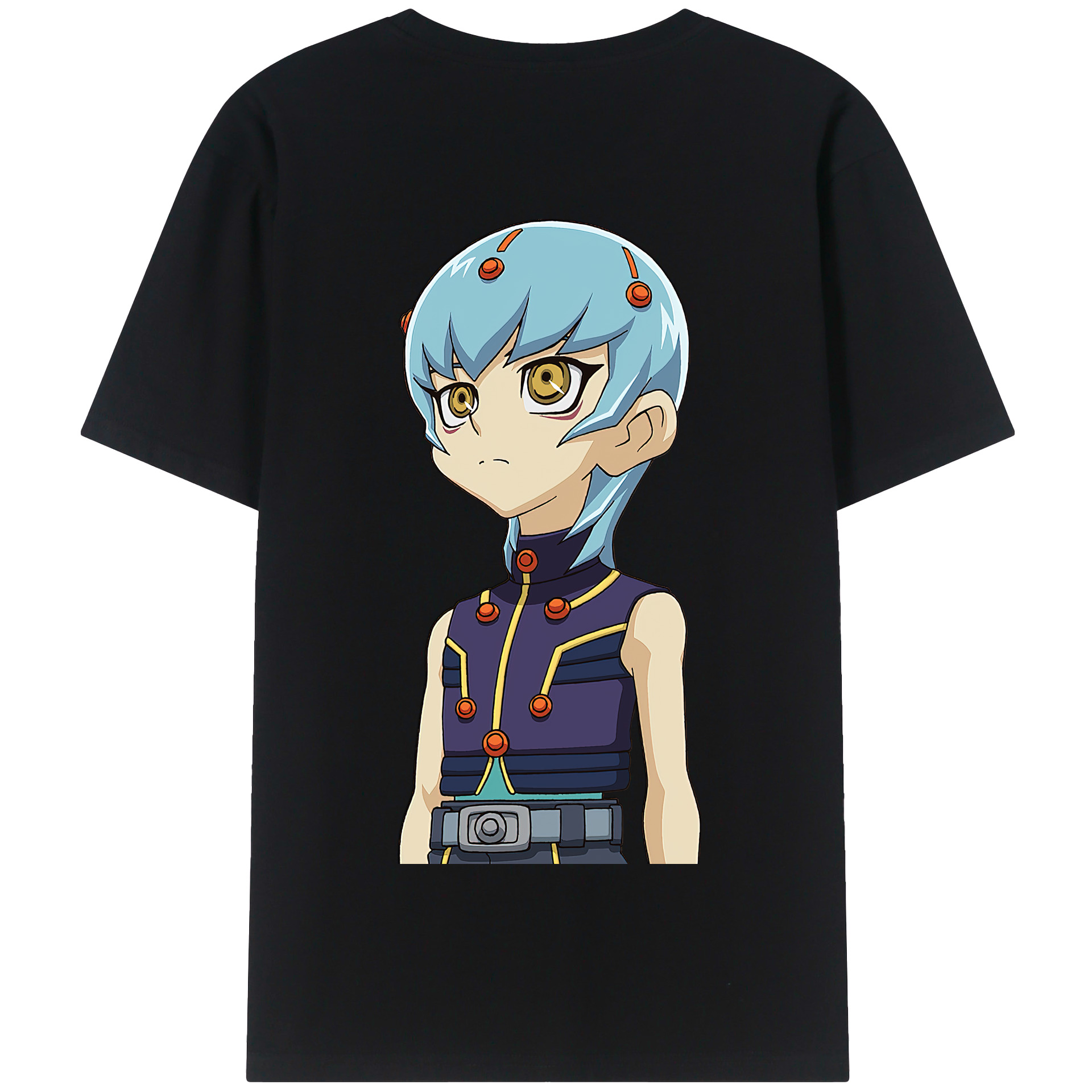 （画像用） 遊☆戯☆王 Yu-Gi-Oh! 綿100％半袖Tシャツ（背面プリント）