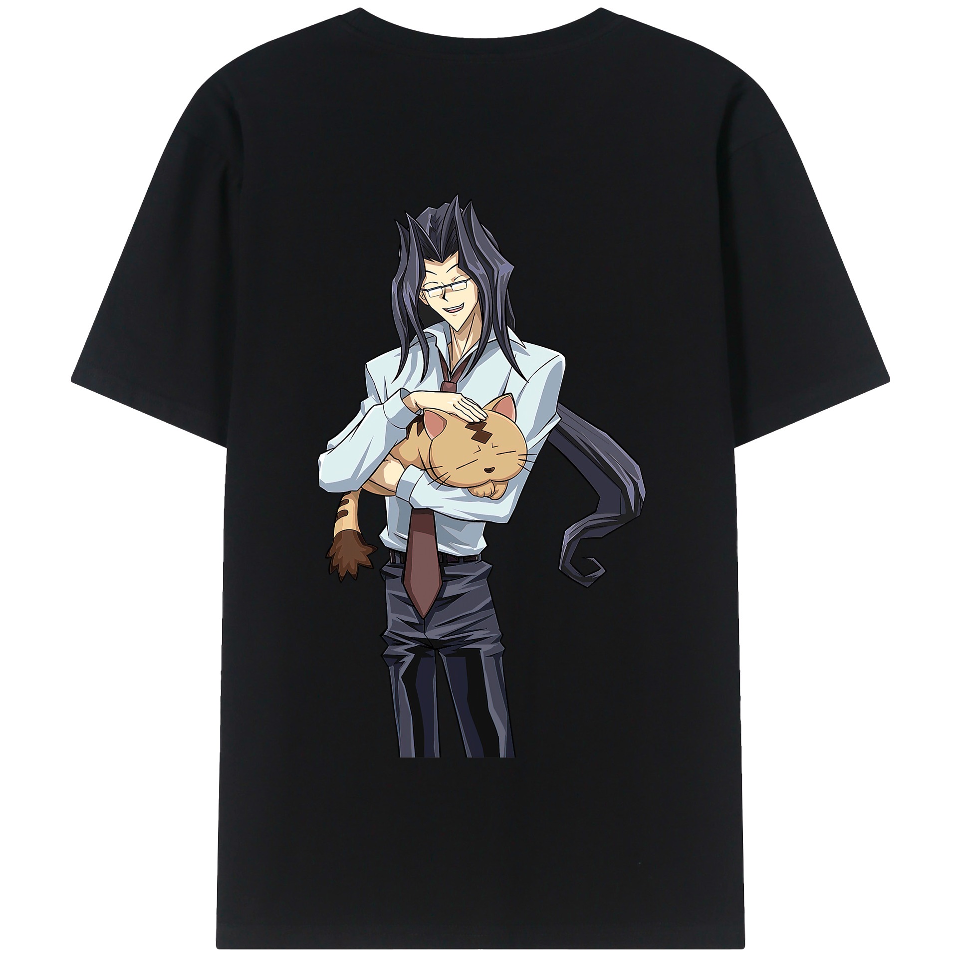 （画像用） 遊☆戯☆王 Yu-Gi-Oh! 綿100％半袖Tシャツ（背面プリント）
