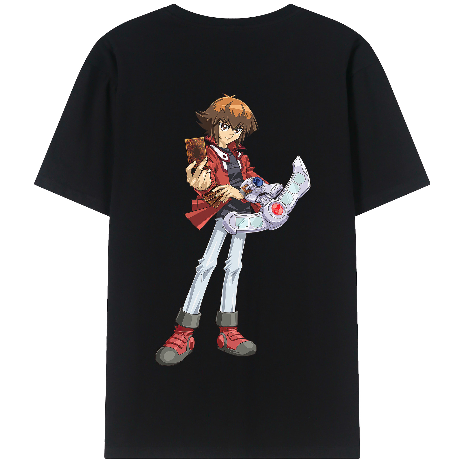 （画像用） 遊☆戯☆王 Yu-Gi-Oh! 綿100％半袖Tシャツ（背面プリント）