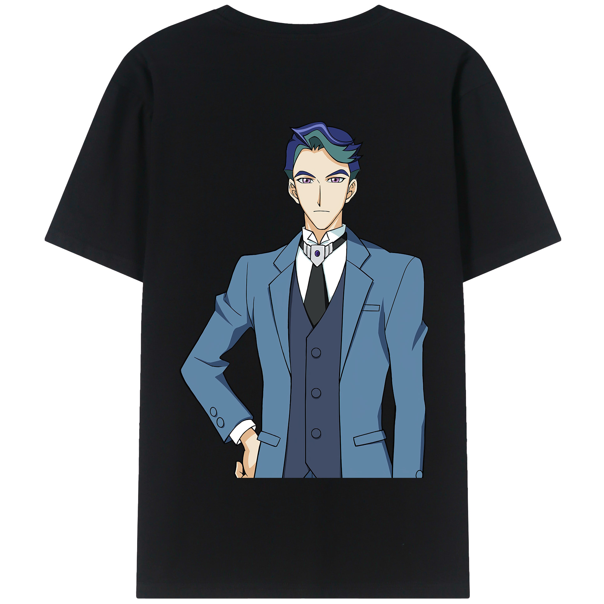 （画像用） 遊☆戯☆王 Yu-Gi-Oh! 綿100％半袖Tシャツ（背面プリント）
