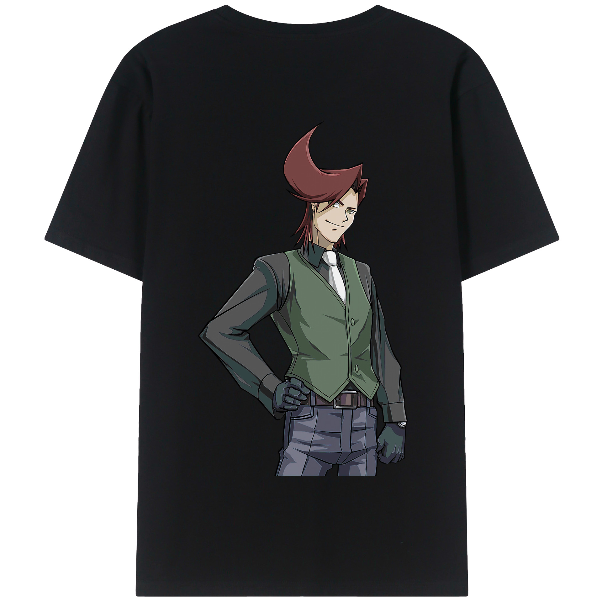（画像用） 遊☆戯☆王 Yu-Gi-Oh! 綿100％半袖Tシャツ（背面プリント）
