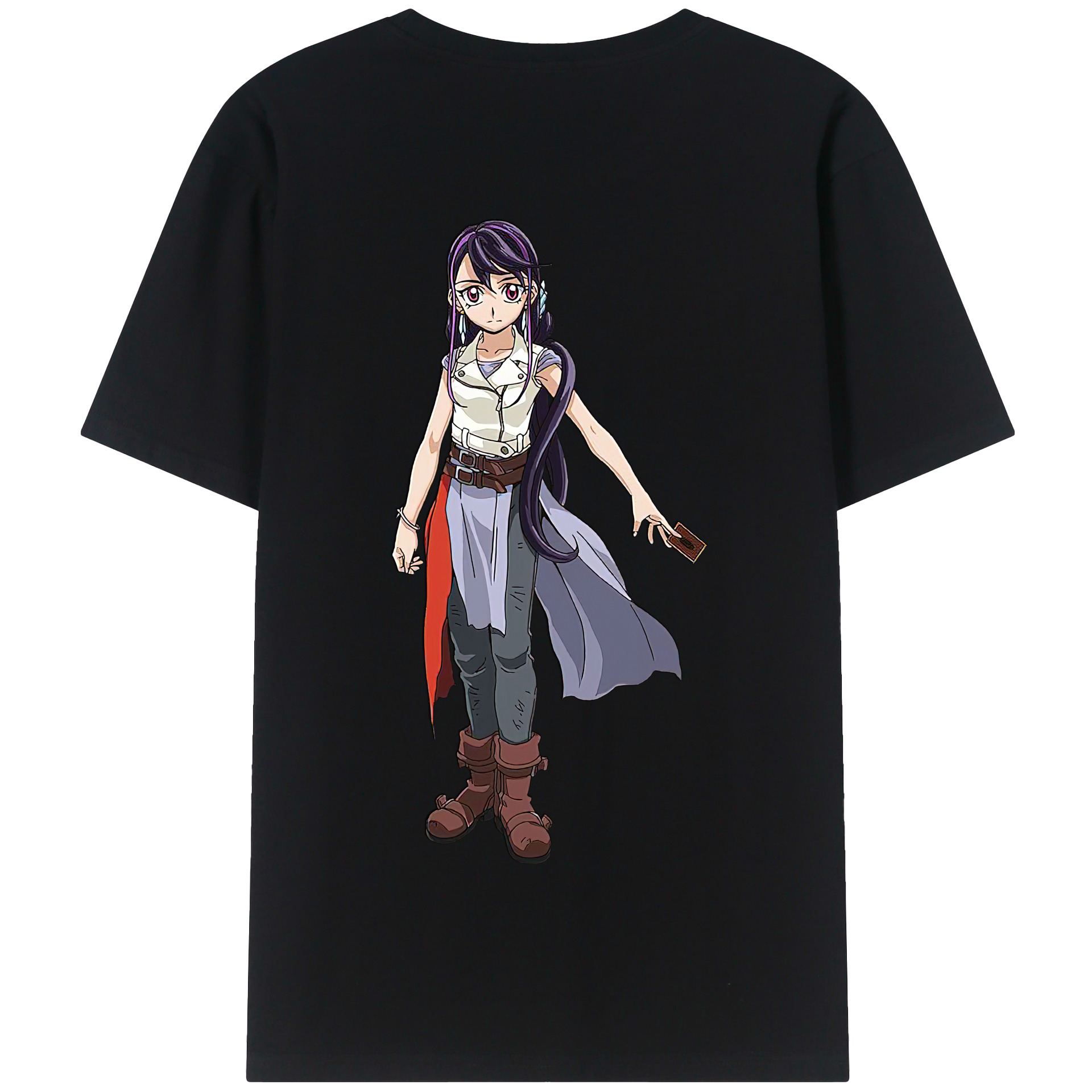 （画像用） 遊☆戯☆王 Yu-Gi-Oh! 綿100％半袖Tシャツ（背面プリント）