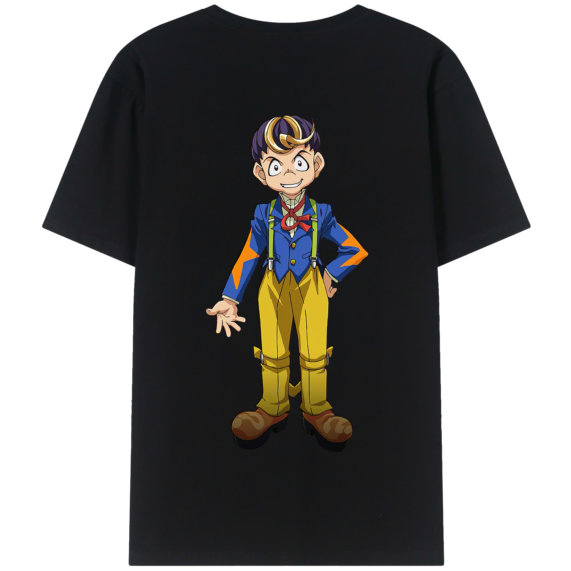 （画像用） 遊☆戯☆王 Yu-Gi-Oh! 綿100％半袖Tシャツ（背面プリント）