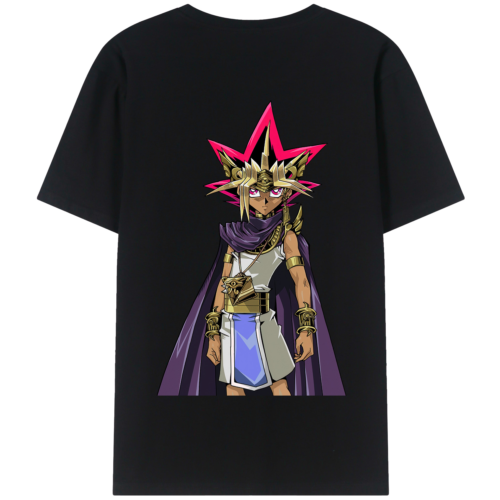 （画像用） 遊☆戯☆王 Yu-Gi-Oh! 綿100％半袖Tシャツ（背面プリント）