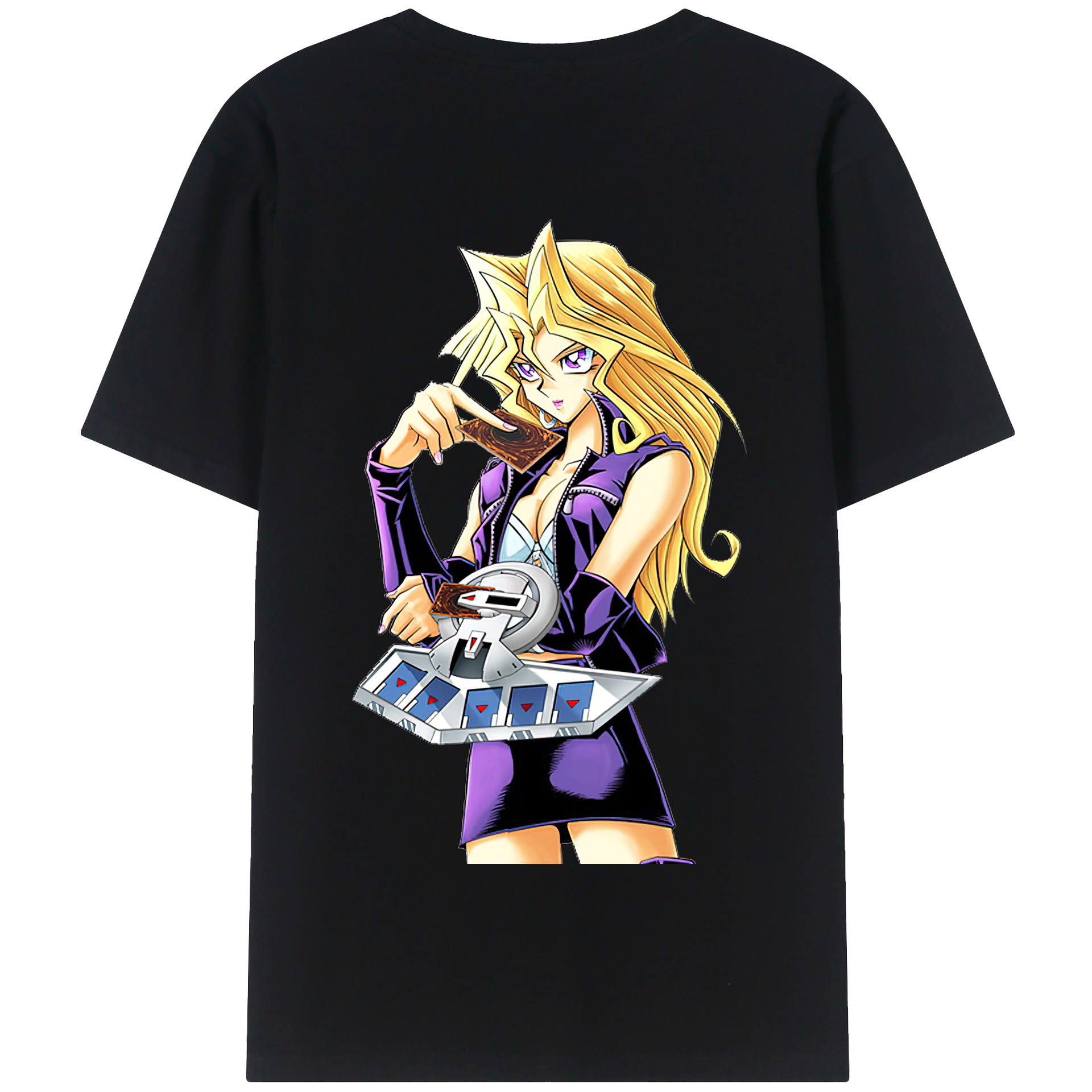 （画像用） 遊☆戯☆王 Yu-Gi-Oh! 綿100％半袖Tシャツ（背面プリント）