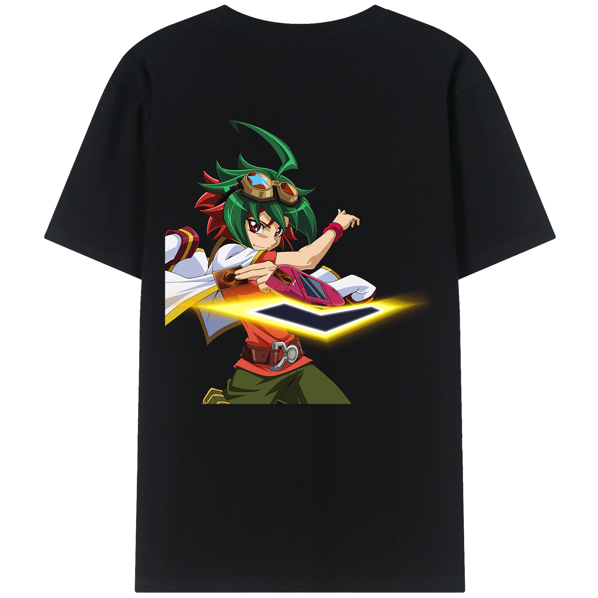 （画像用） 遊☆戯☆王 Yu-Gi-Oh! 綿100％半袖Tシャツ（背面プリント）