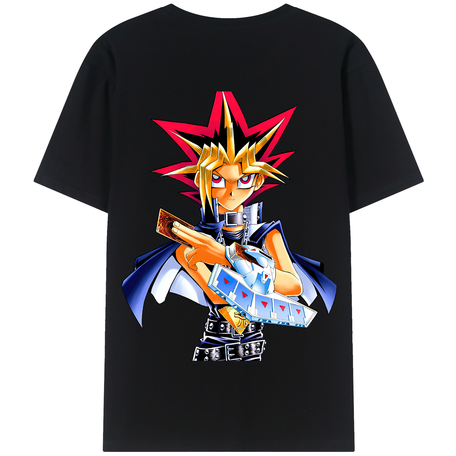 （画像用） 遊☆戯☆王 Yu-Gi-Oh! 綿100％半袖Tシャツ（背面プリント）