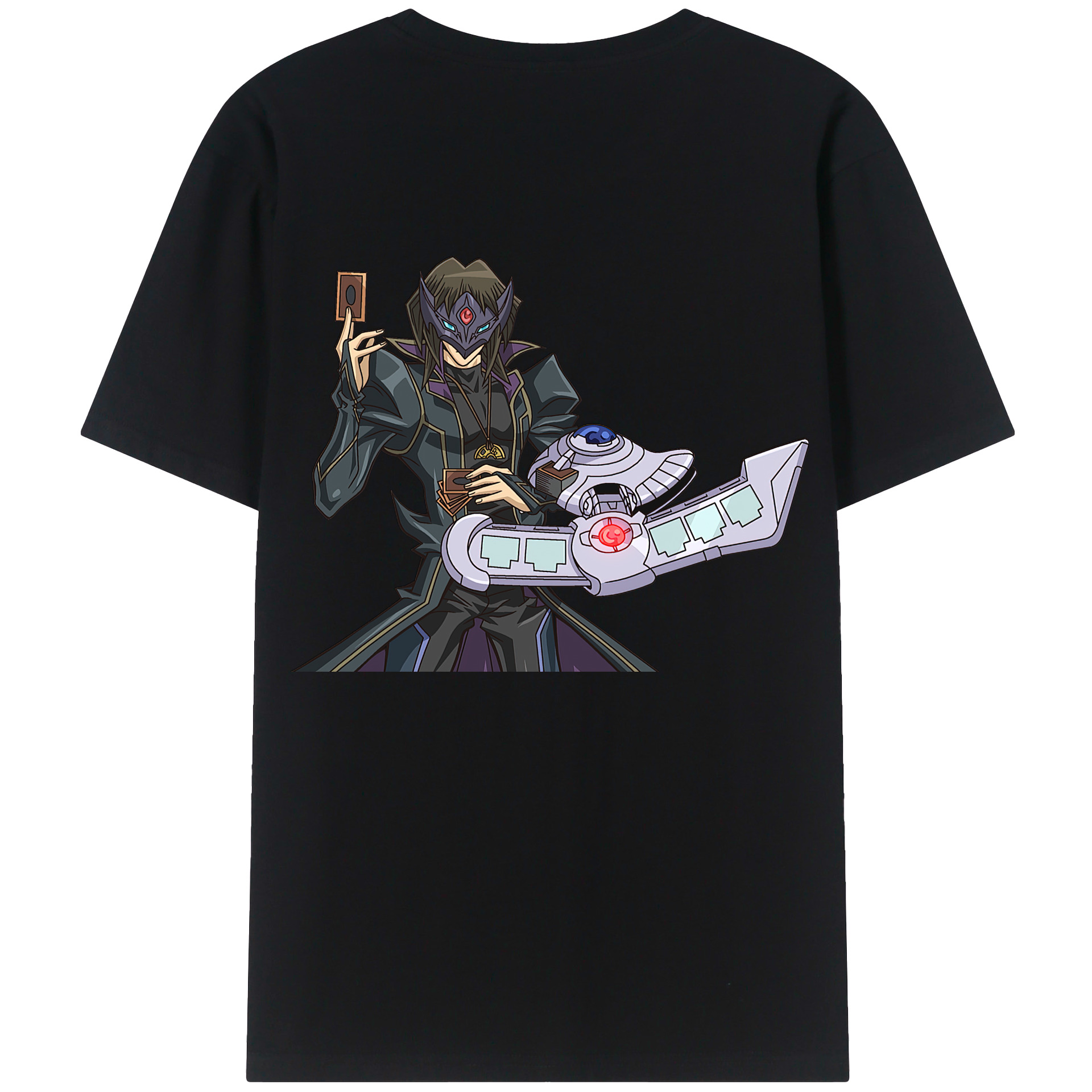 （画像用） 遊☆戯☆王 Yu-Gi-Oh! 綿100％半袖Tシャツ（背面プリント）