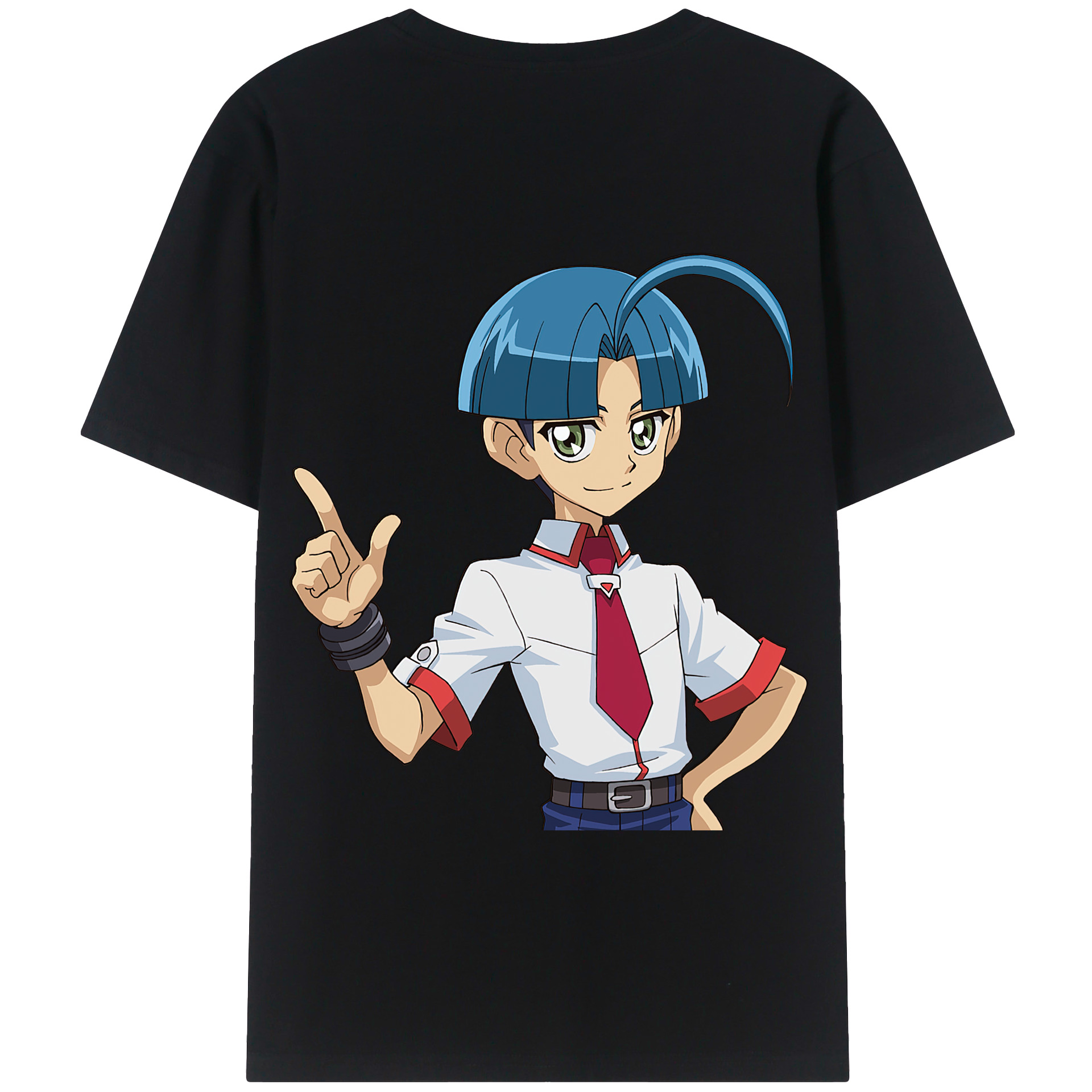 （画像用） 遊☆戯☆王 Yu-Gi-Oh! 綿100％半袖Tシャツ（背面プリント）