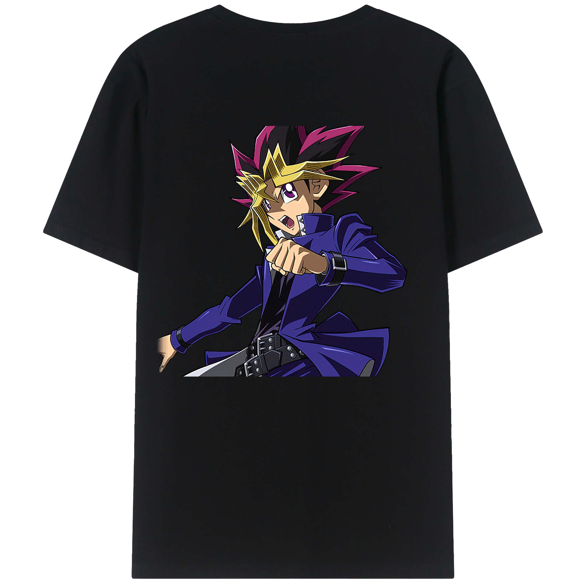 （画像用） 遊☆戯☆王 Yu-Gi-Oh! 綿100％半袖Tシャツ（背面プリント）
