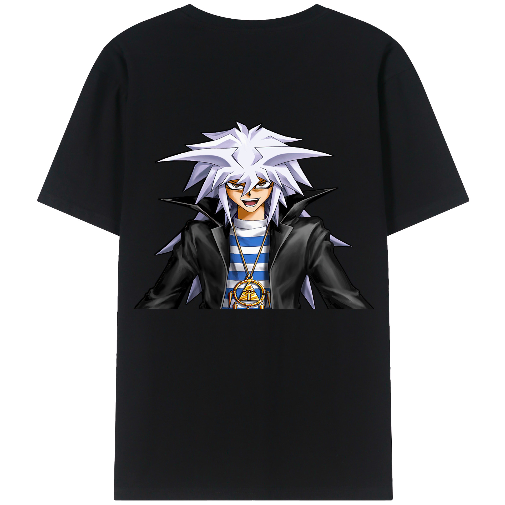 （画像用） 遊☆戯☆王 Yu-Gi-Oh! 綿100％半袖Tシャツ（背面プリント）