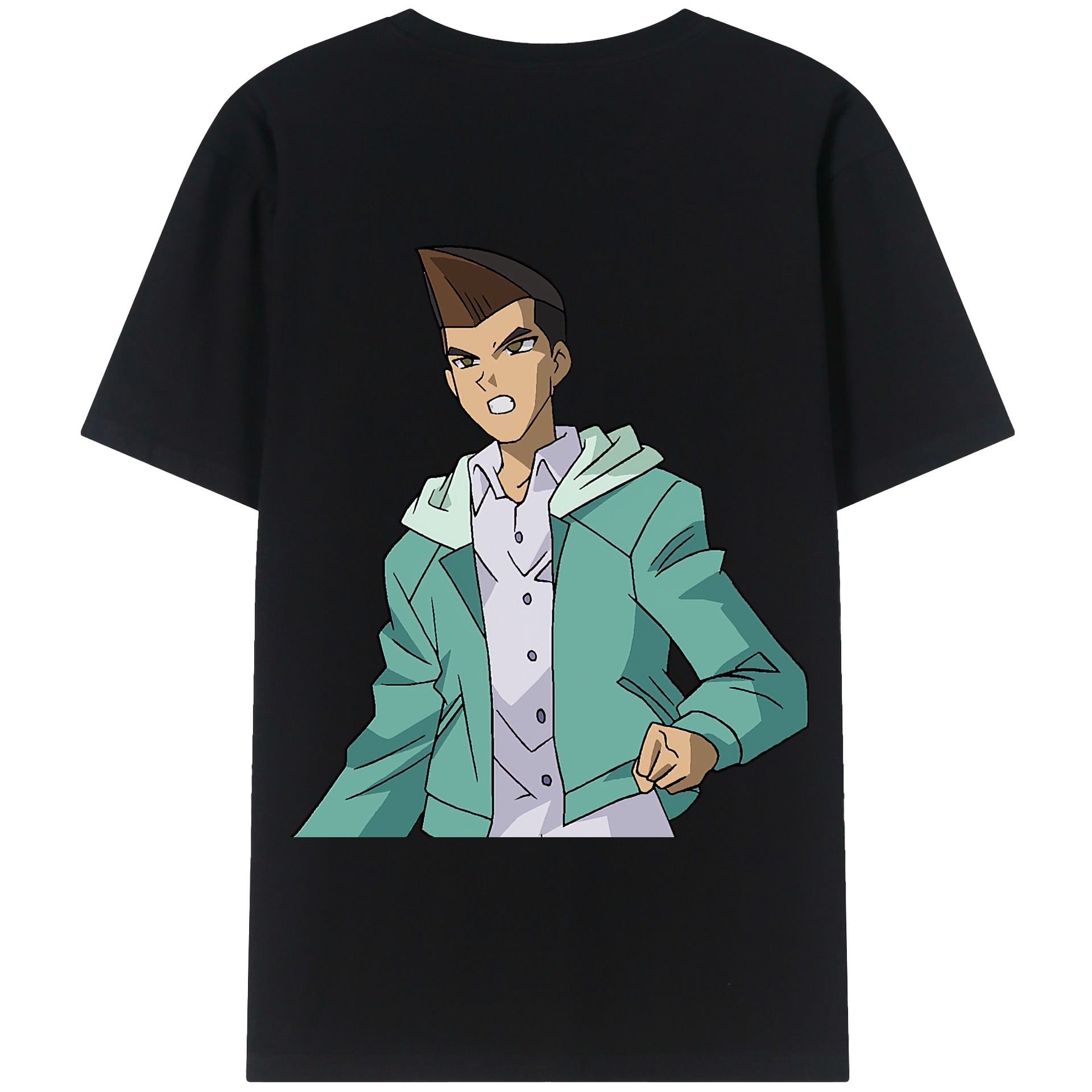 （画像用） 遊☆戯☆王 Yu-Gi-Oh! 綿100％半袖Tシャツ（背面プリント）