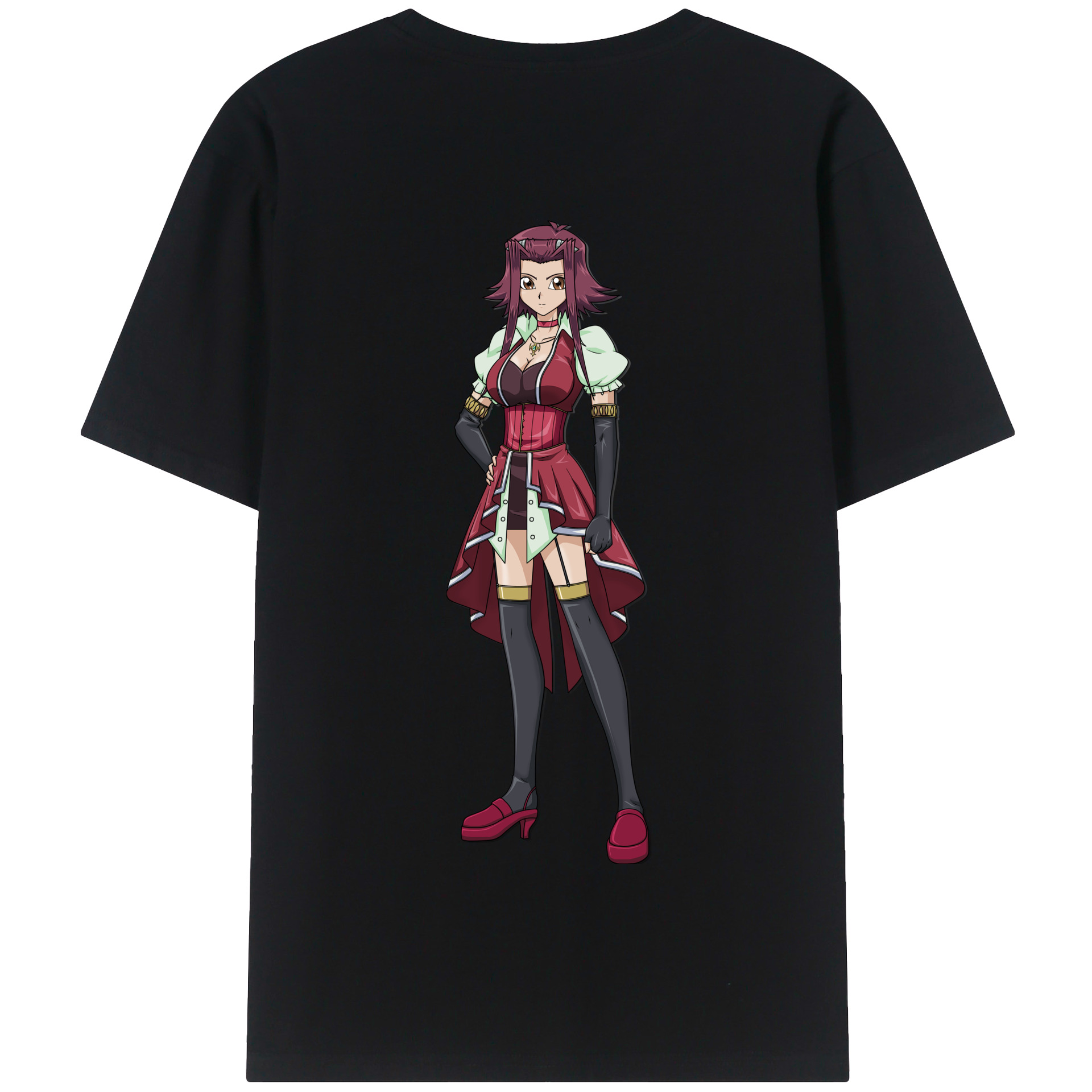 （画像用） 遊☆戯☆王 Yu-Gi-Oh! 綿100％半袖Tシャツ（背面プリント）