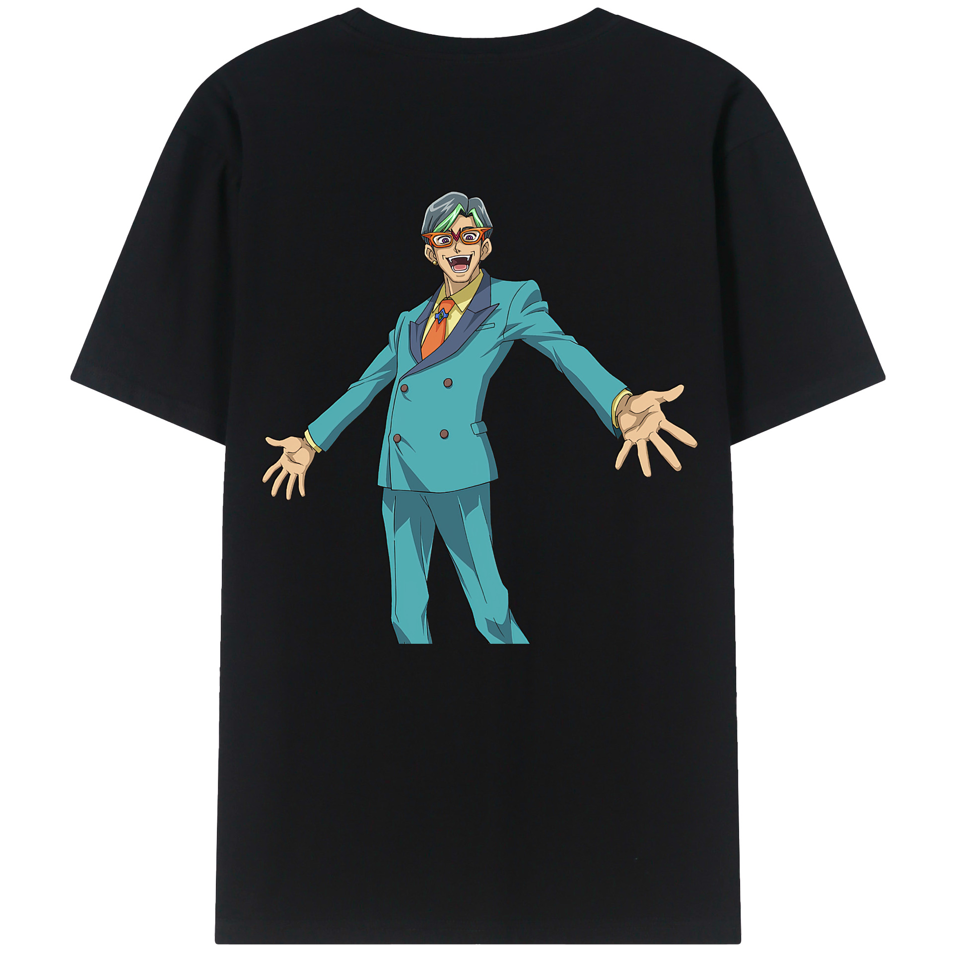 （画像用） 遊☆戯☆王 Yu-Gi-Oh! 綿100％半袖Tシャツ（背面プリント）