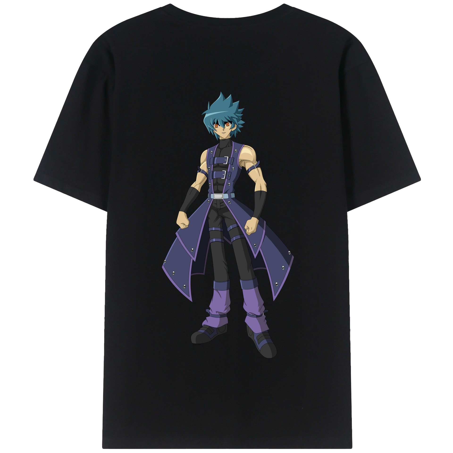 （画像用） 遊☆戯☆王 Yu-Gi-Oh! 綿100％半袖Tシャツ（背面プリント）