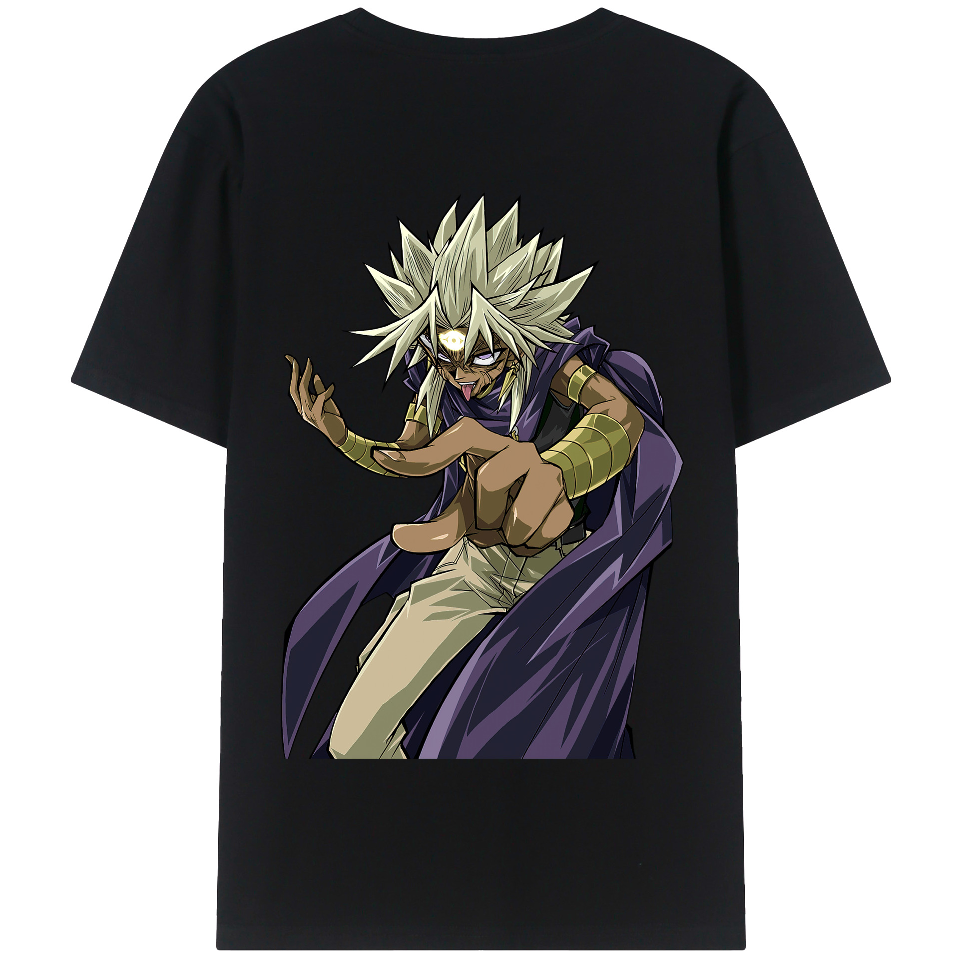 （画像用） 遊☆戯☆王 Yu-Gi-Oh! 綿100％半袖Tシャツ（背面プリント）