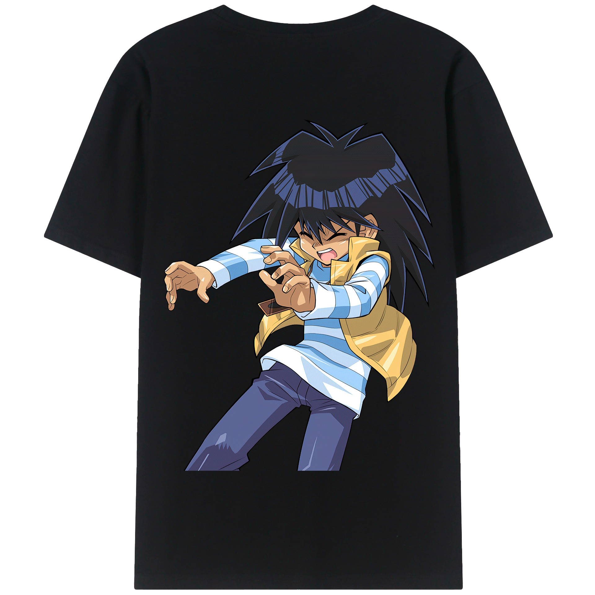 （画像用） 遊☆戯☆王 Yu-Gi-Oh! 綿100％半袖Tシャツ（背面プリント）