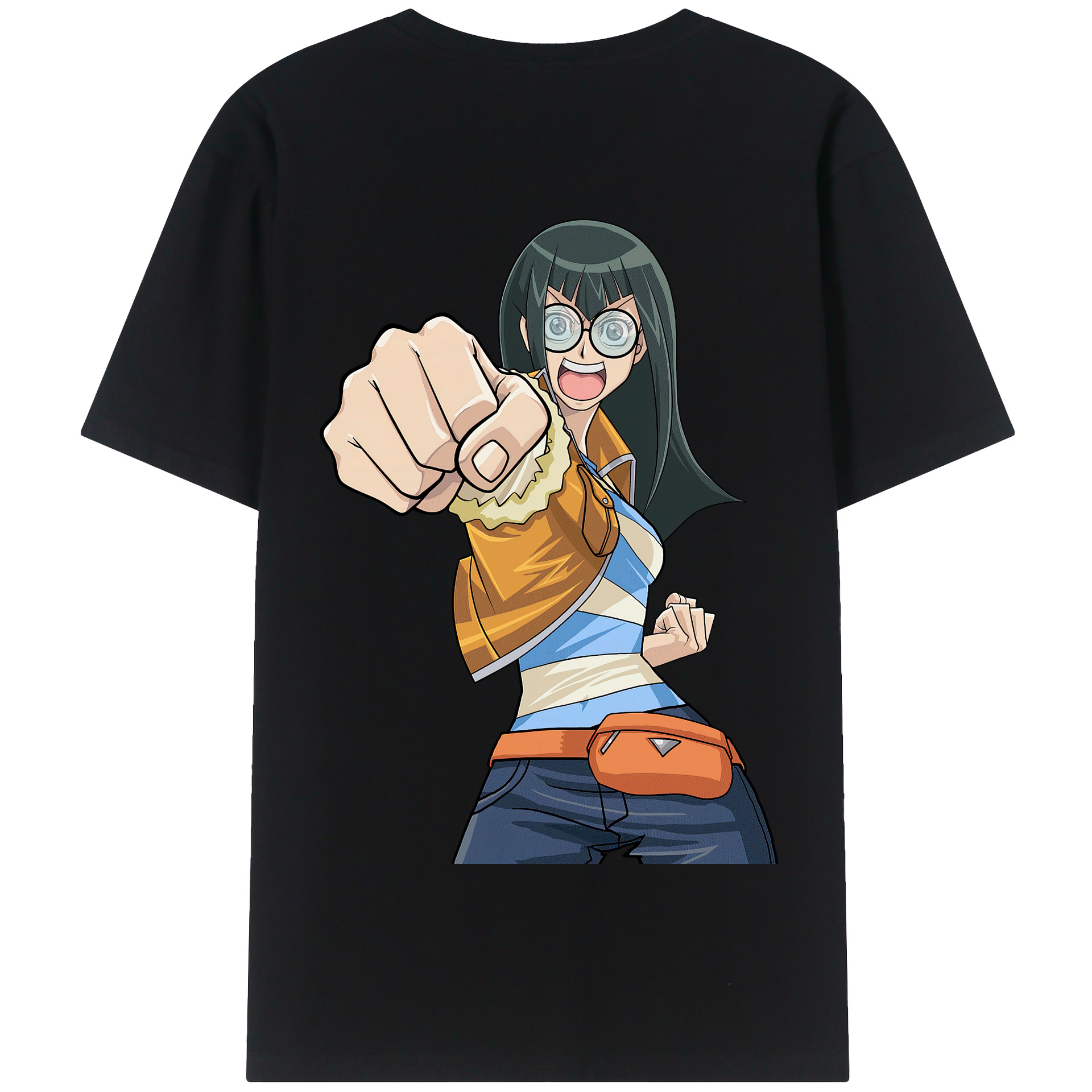 （画像用） 遊☆戯☆王 Yu-Gi-Oh! 綿100％半袖Tシャツ（背面プリント）