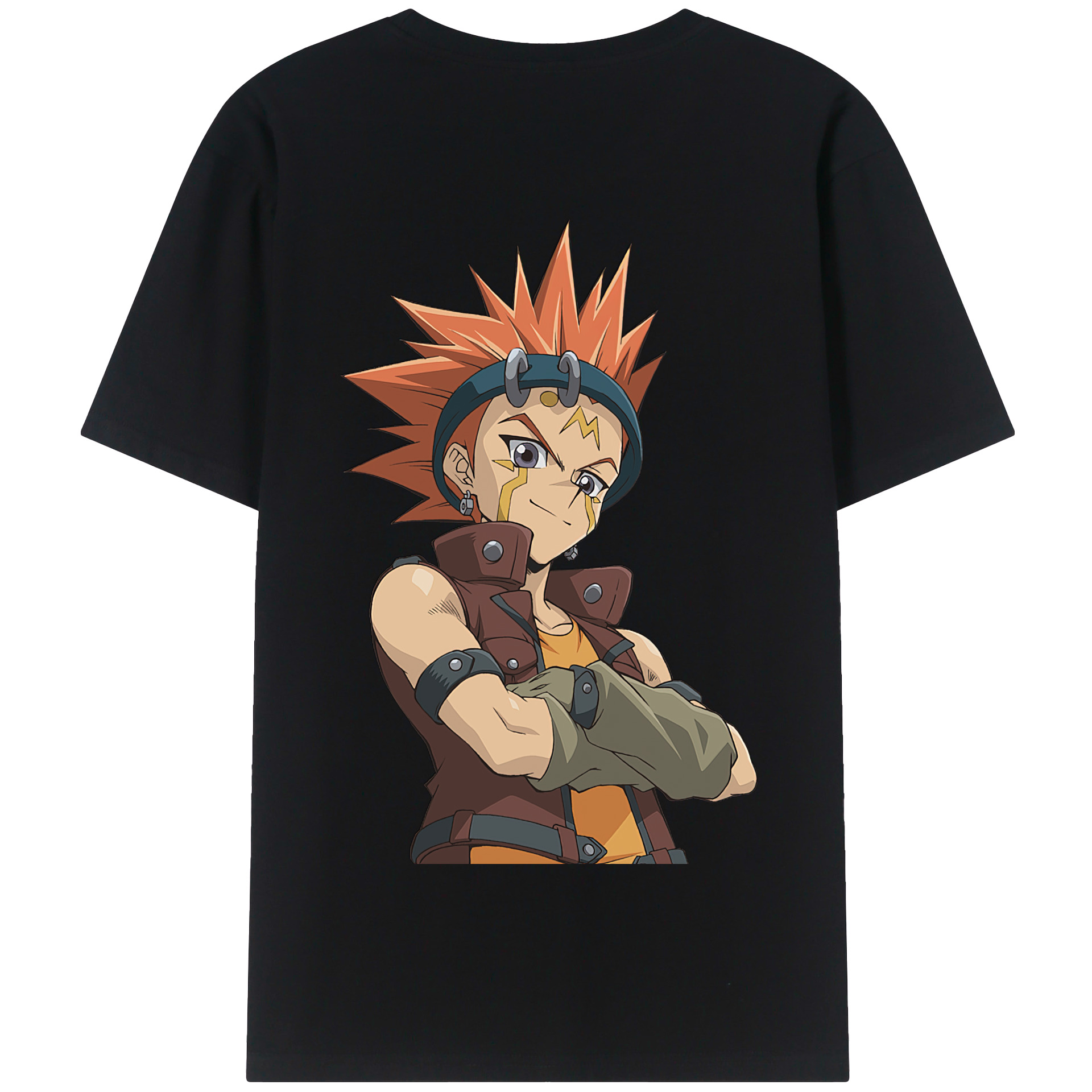 （画像用） 遊☆戯☆王 Yu-Gi-Oh! 綿100％半袖Tシャツ（背面プリント）