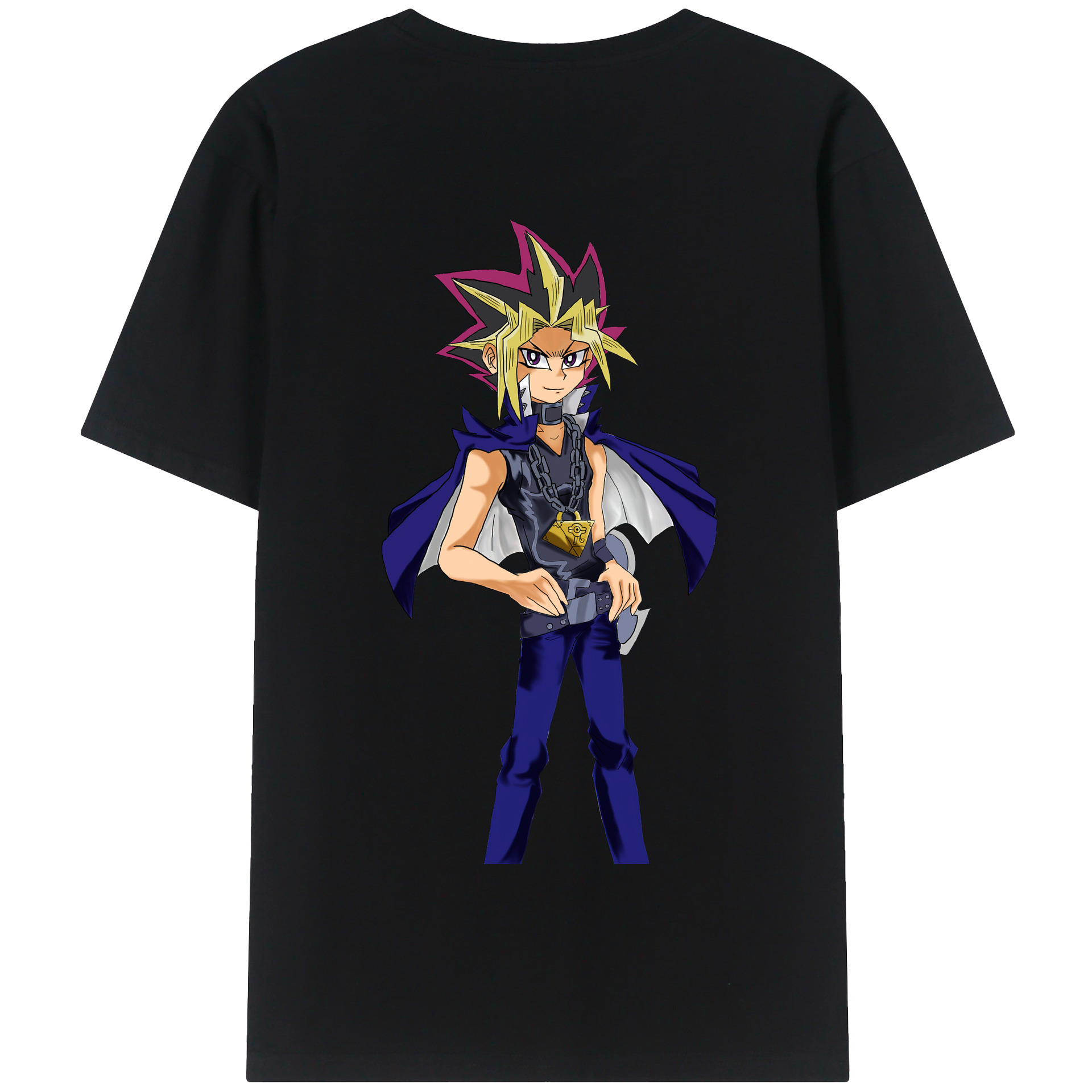 （画像用） 遊☆戯☆王 Yu-Gi-Oh! 綿100％半袖Tシャツ（背面プリント）